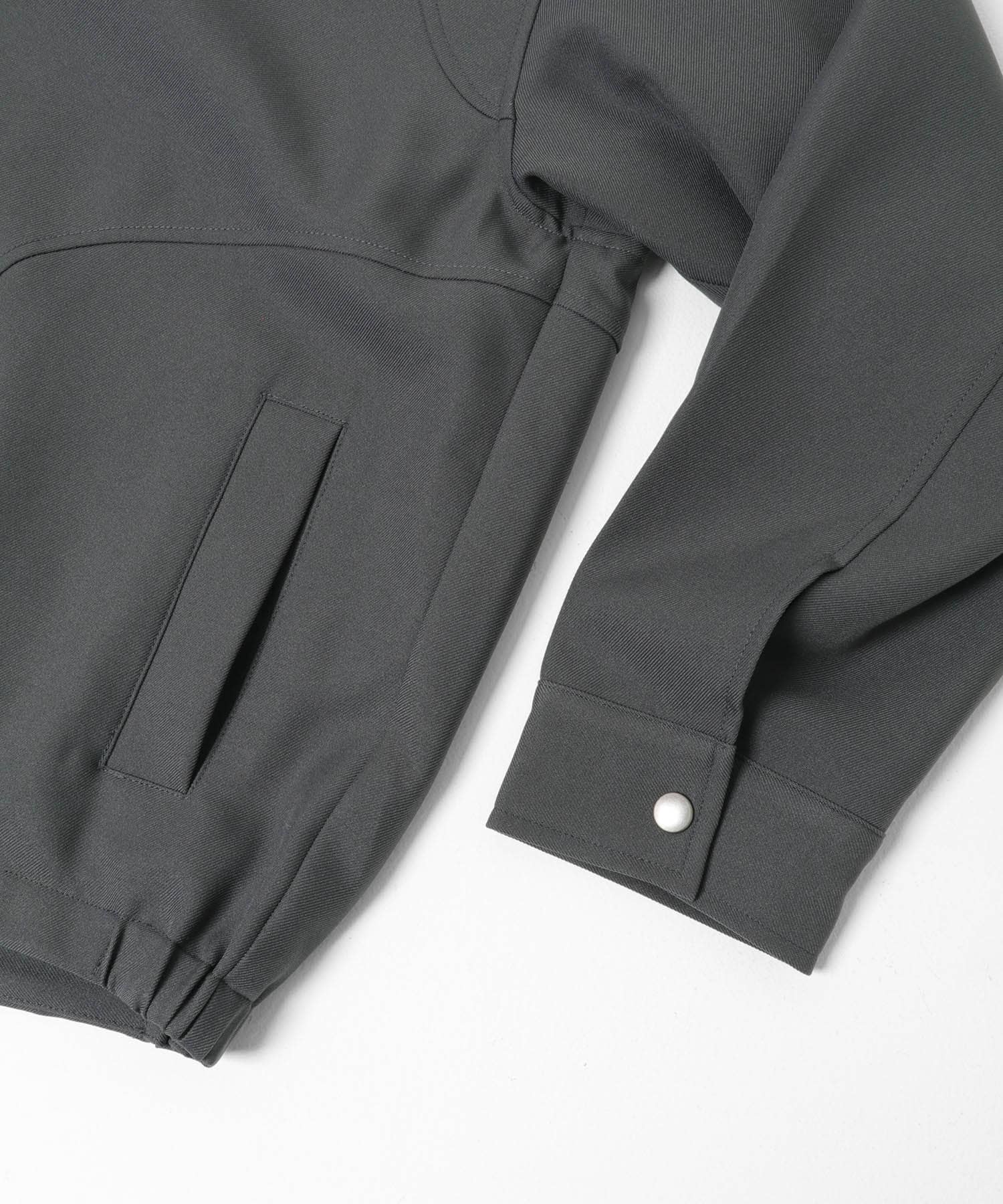『撥水/防花粉』SKINProofジップブルゾン BLUE GRAY M