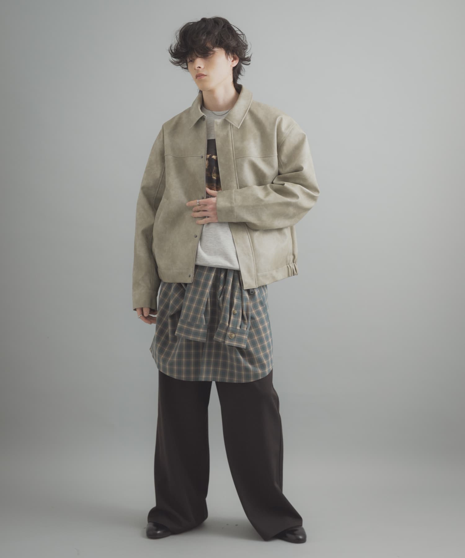 身長 : 173cm サイズ : L