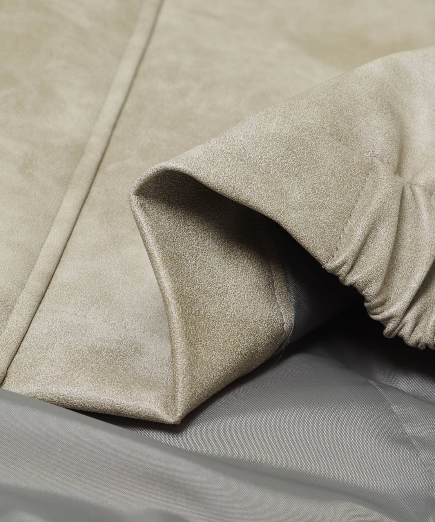 FLジップブルゾン GREIGE M