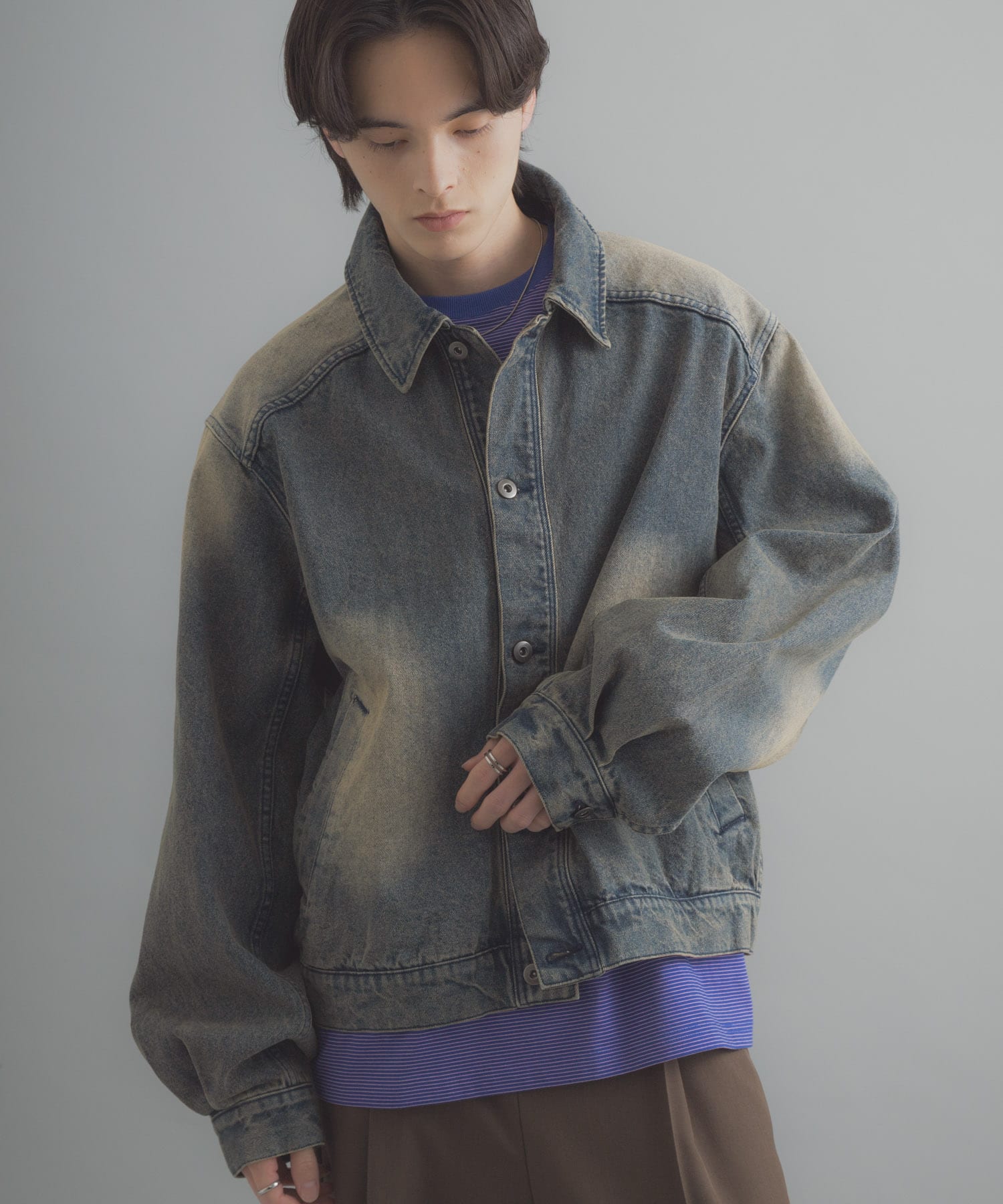 身長：173cm サイズ：L