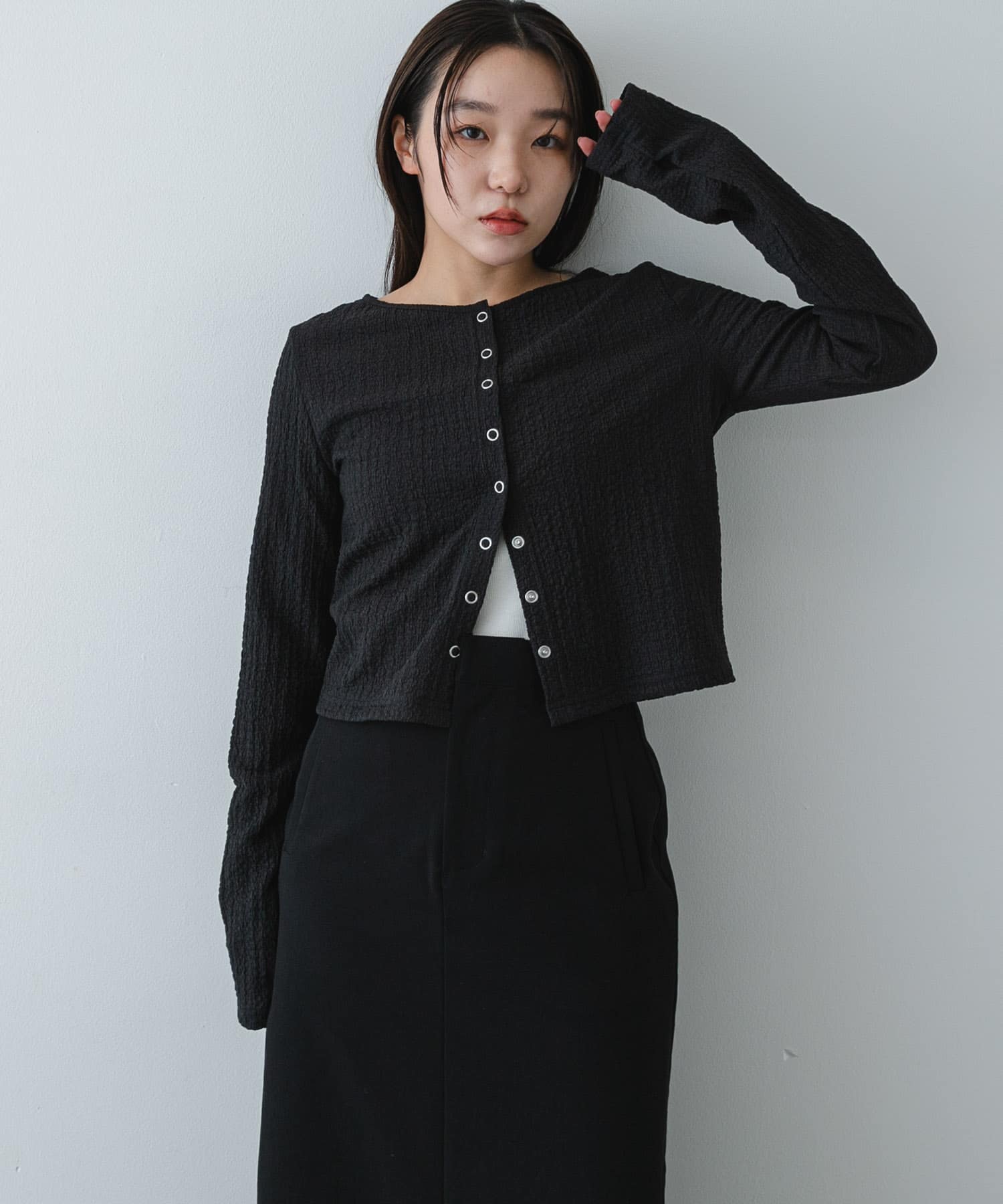 身長：158cm サイズ：one