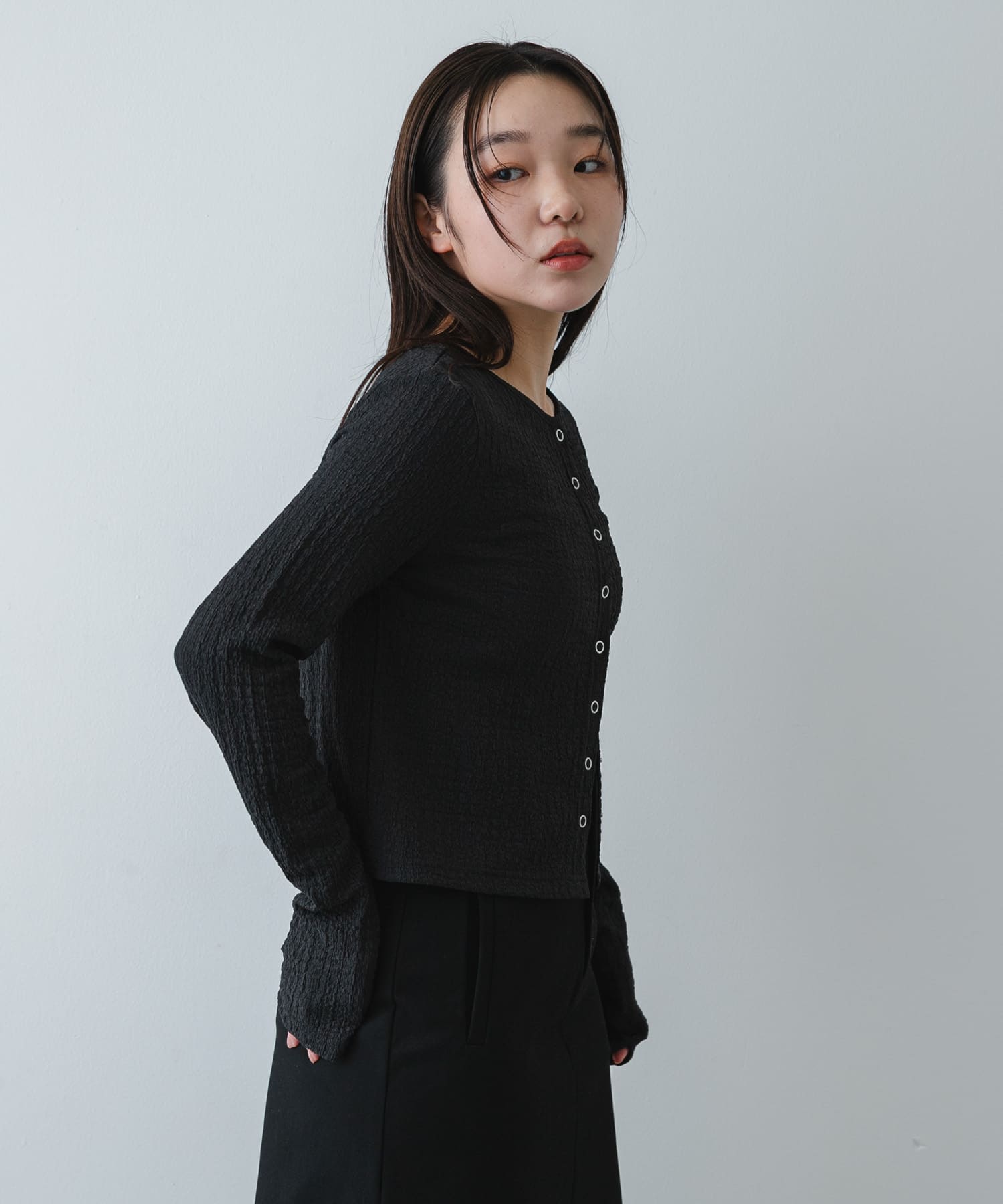 身長：158cm サイズ：one