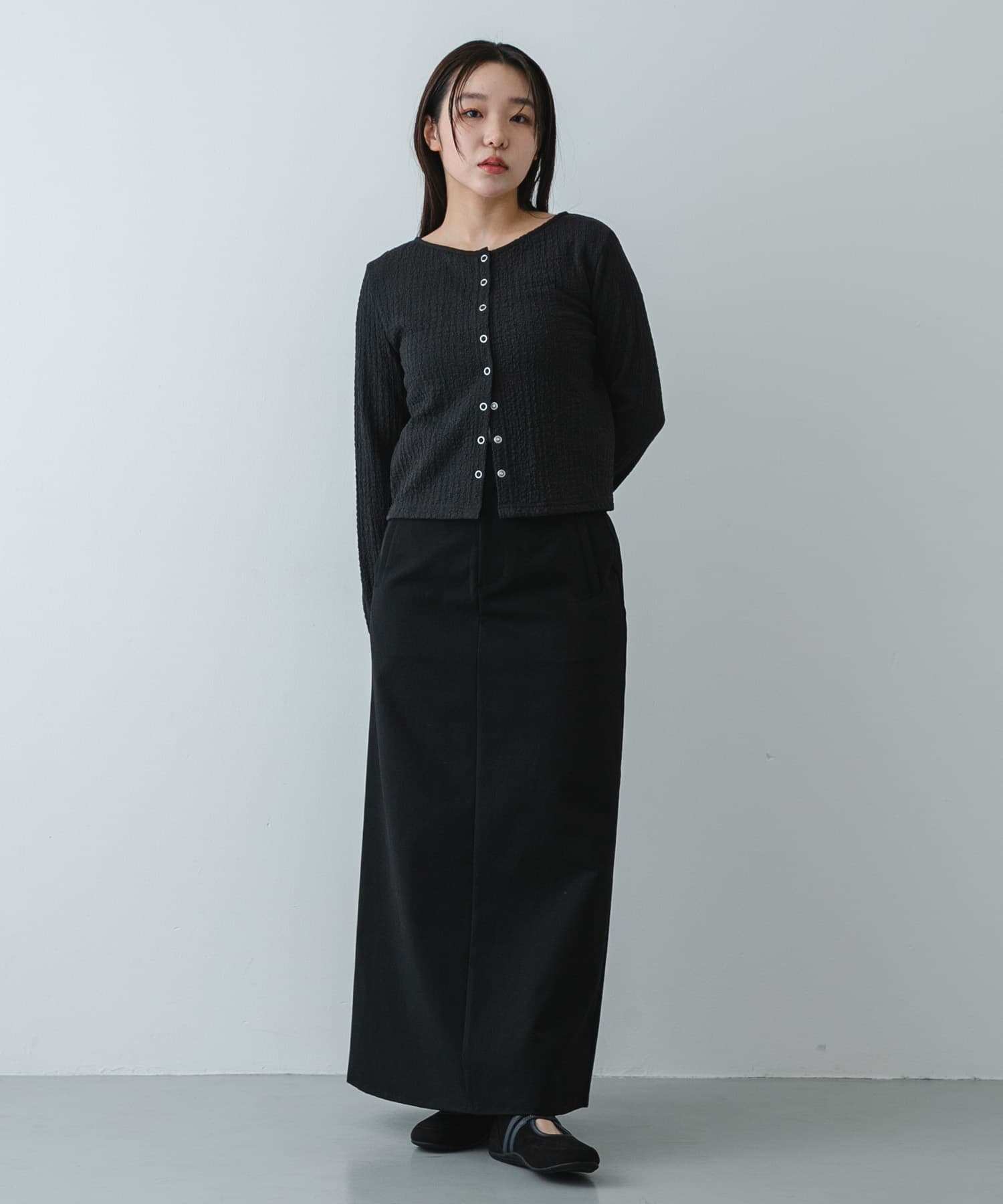 身長：158cm サイズ：one