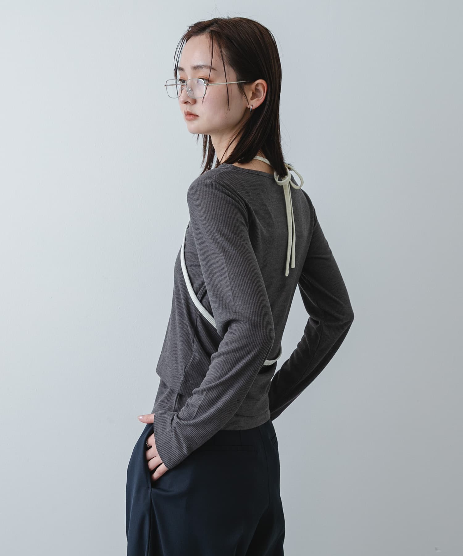 身長：169cm サイズ：one