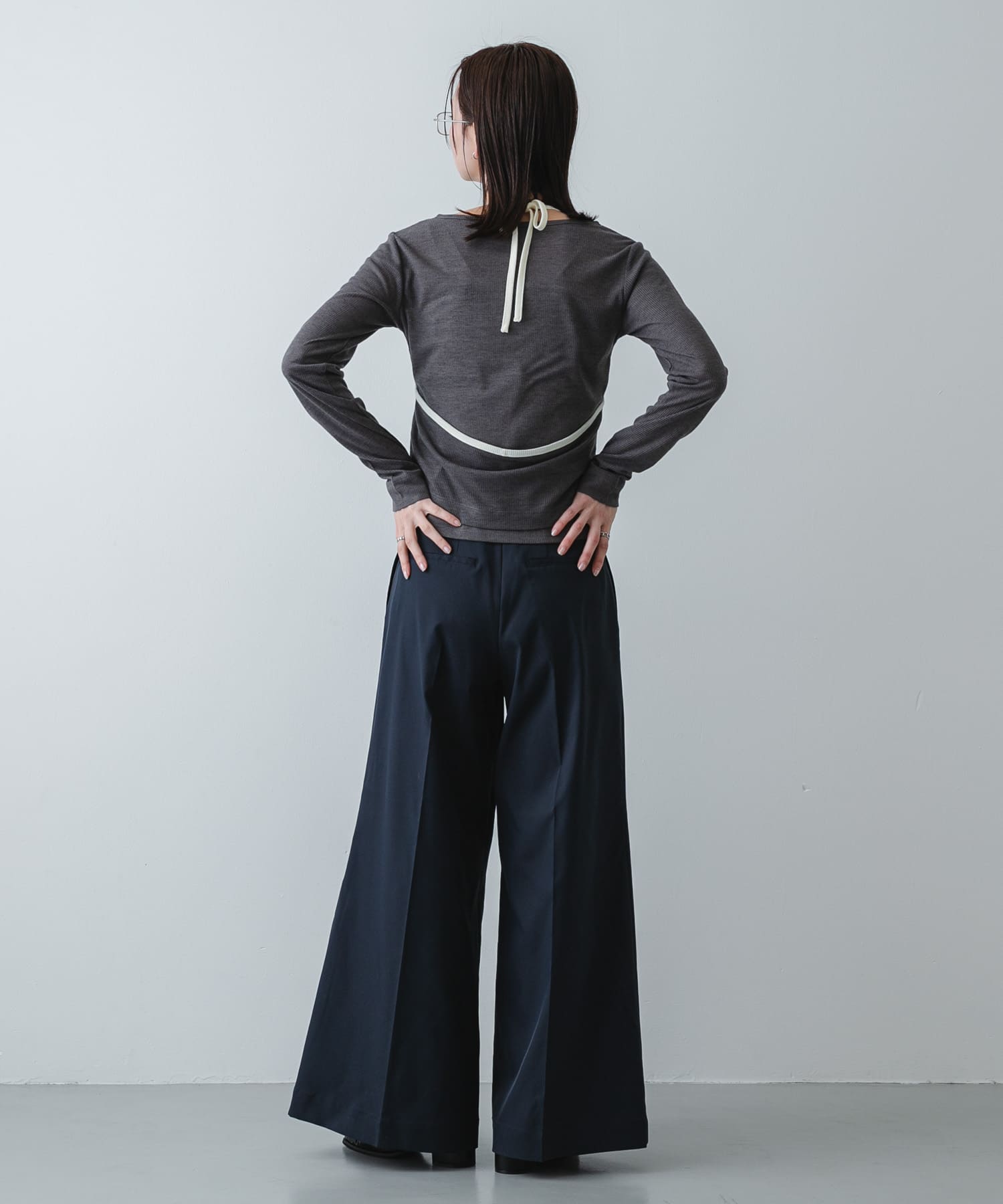 身長：169cm サイズ：one