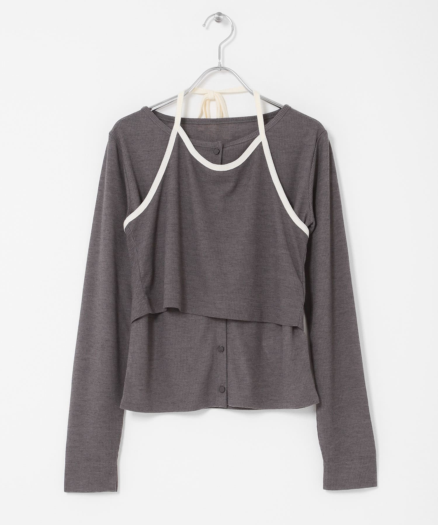 アンサンブルカットトップ CHARCOAL One