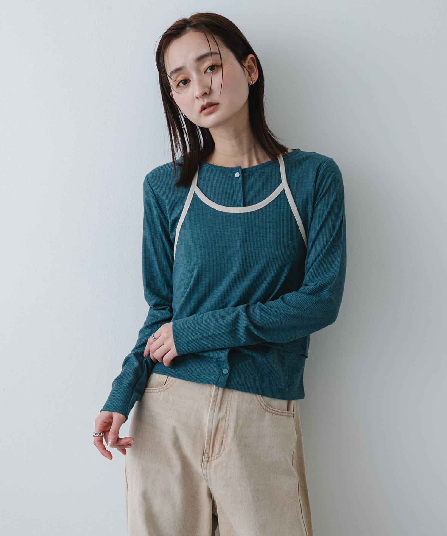 身長：169cm サイズ：one