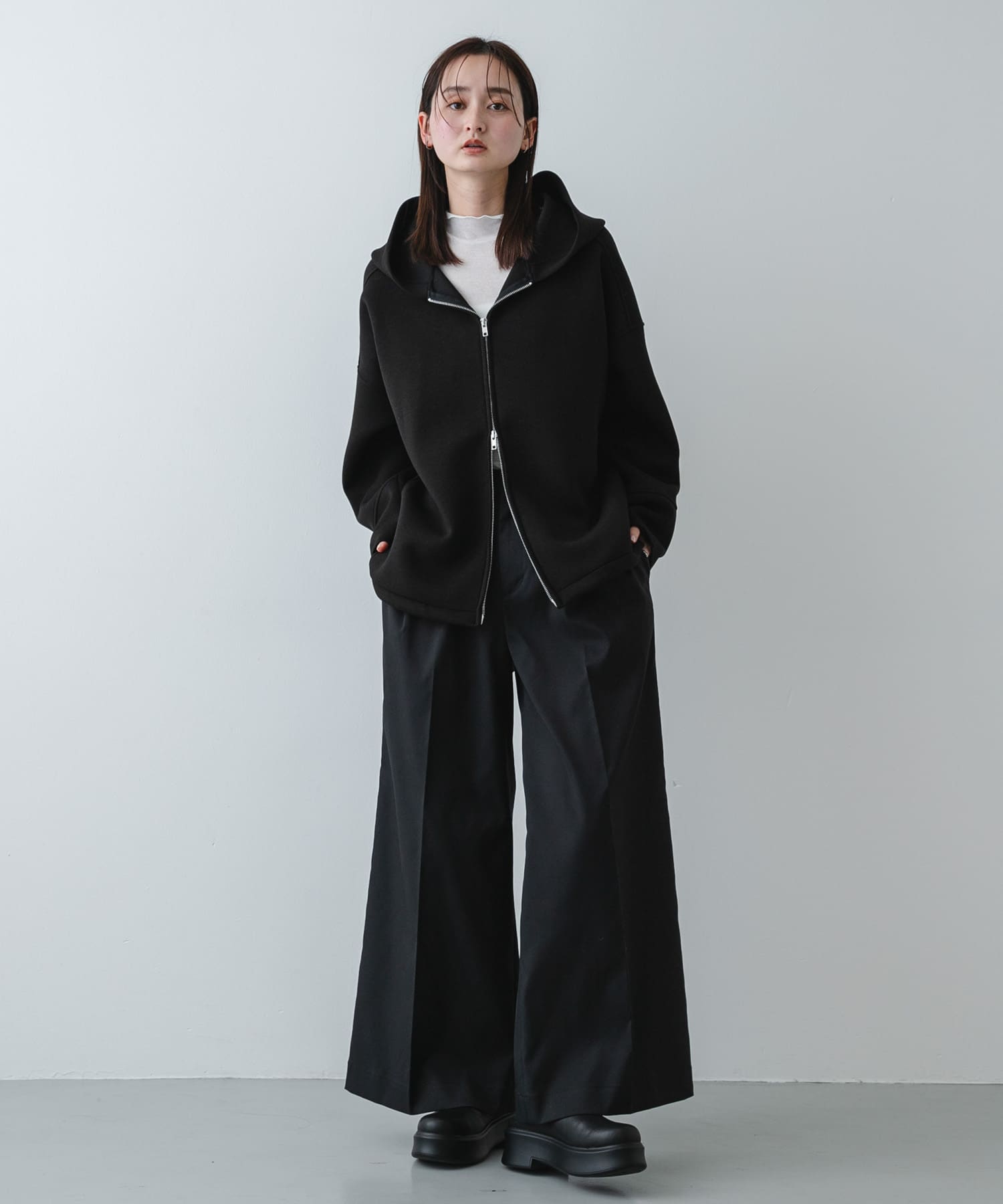 身長：169cm サイズ：one