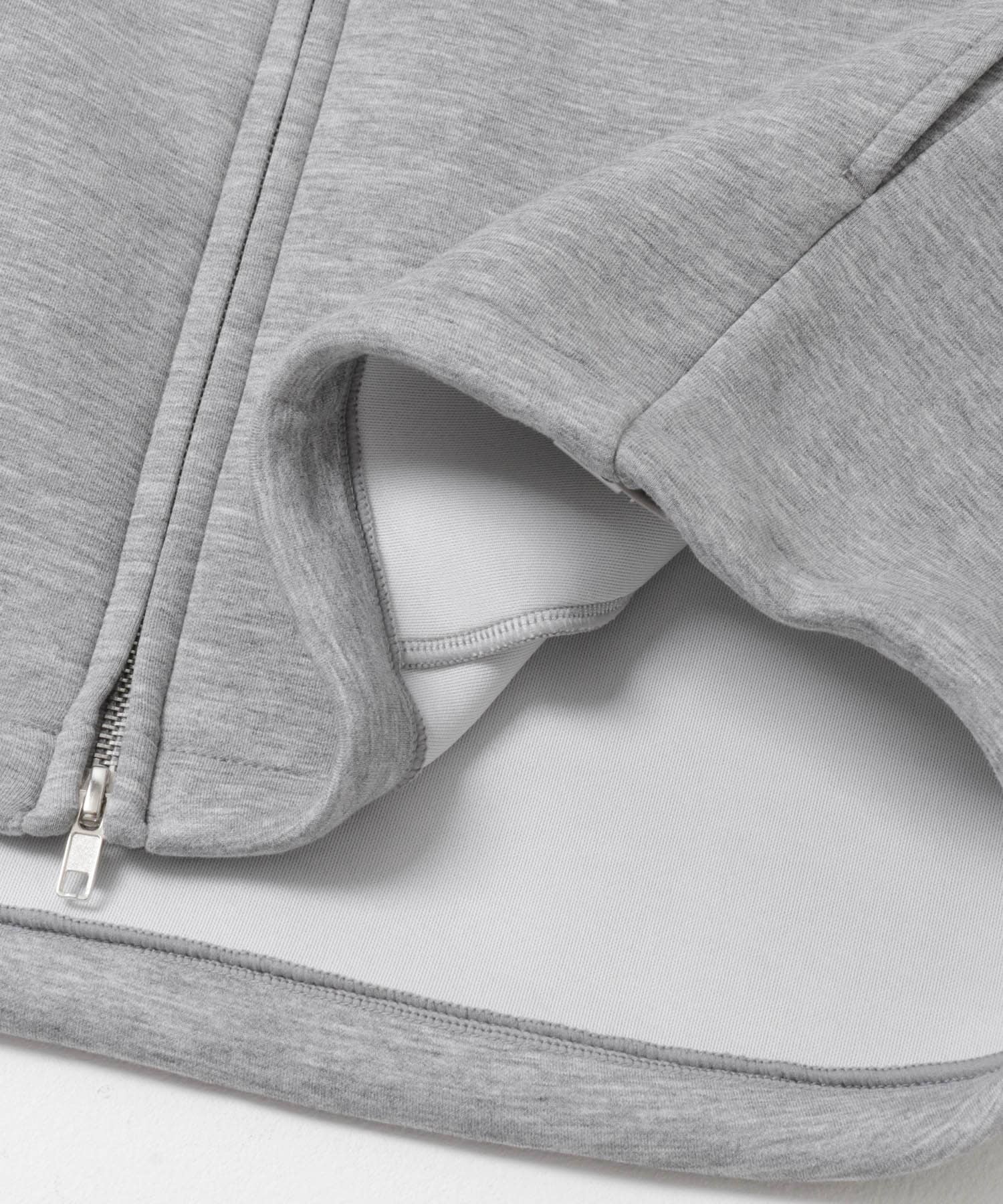 コクーンスリーブZIPパーカー GRAY One
