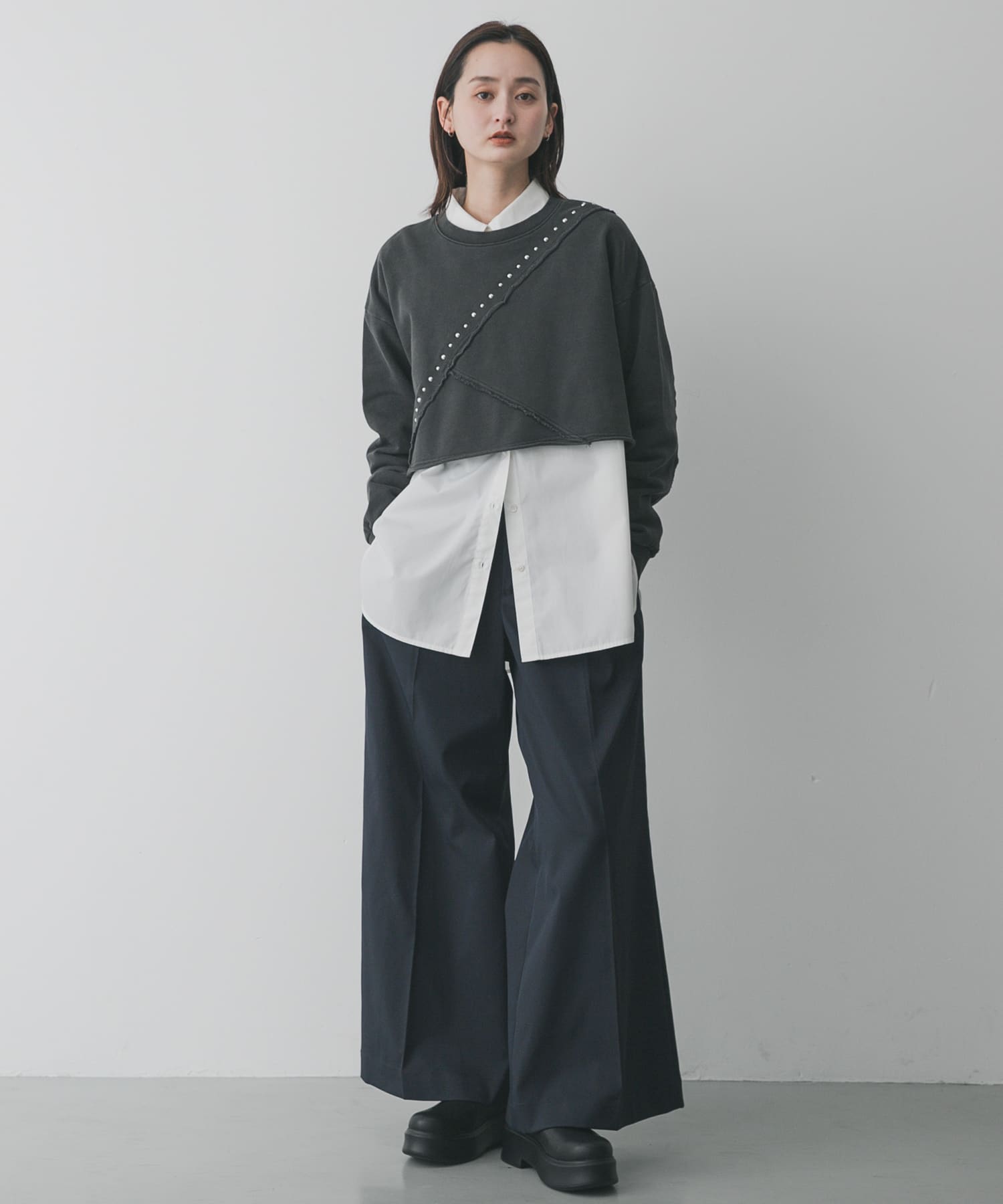 身長：169cm サイズ：one