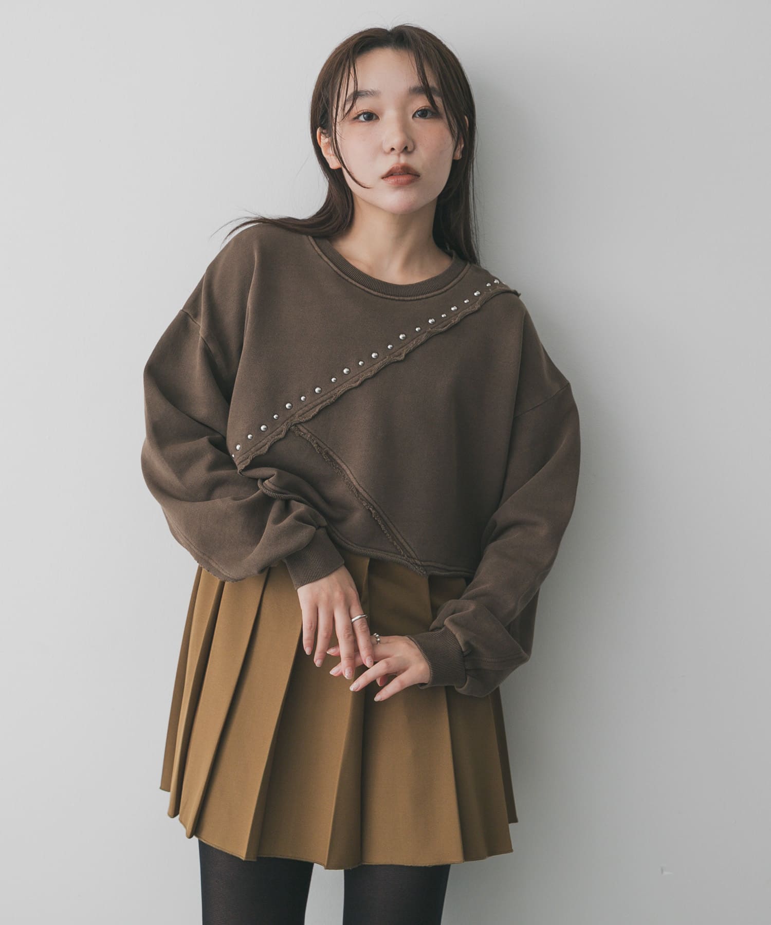 身長：158cm サイズ：one