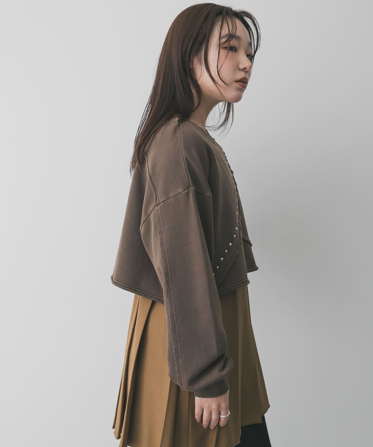 身長：158cm サイズ：one