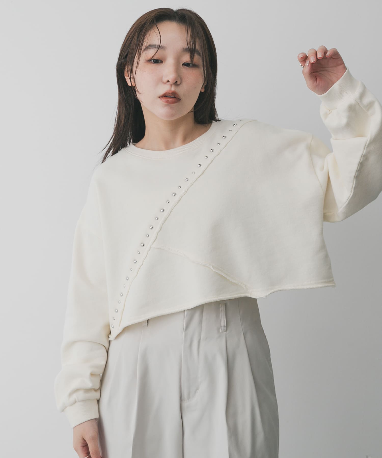 身長：158cm サイズ：one