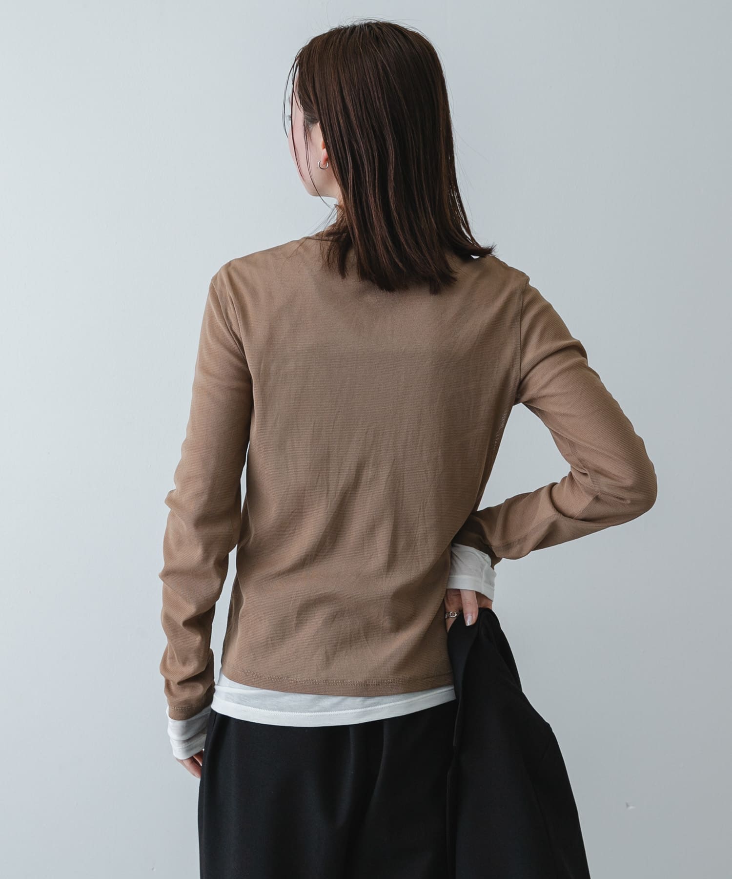 身長：169cm サイズ：one