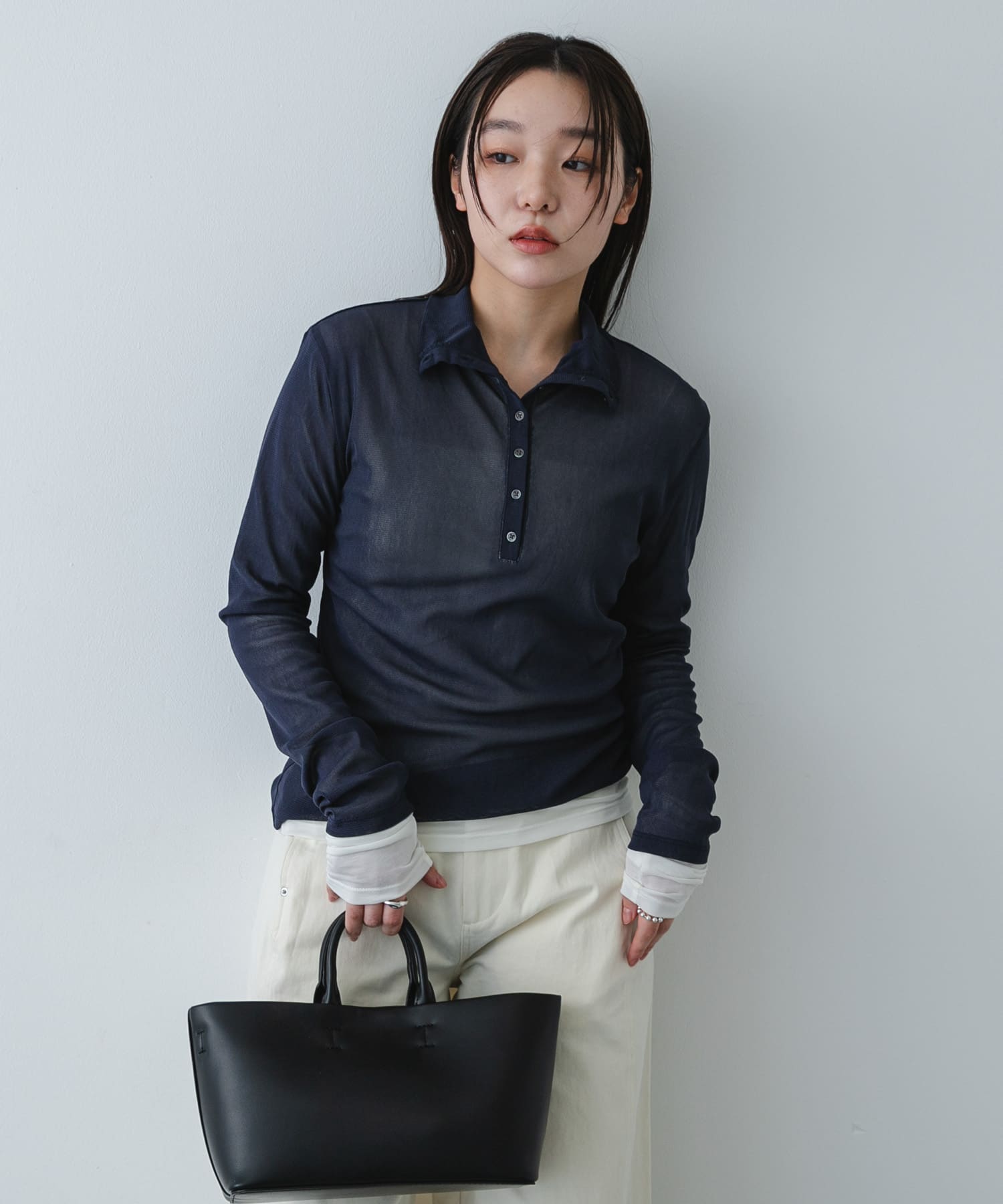 身長：158cm サイズ：one