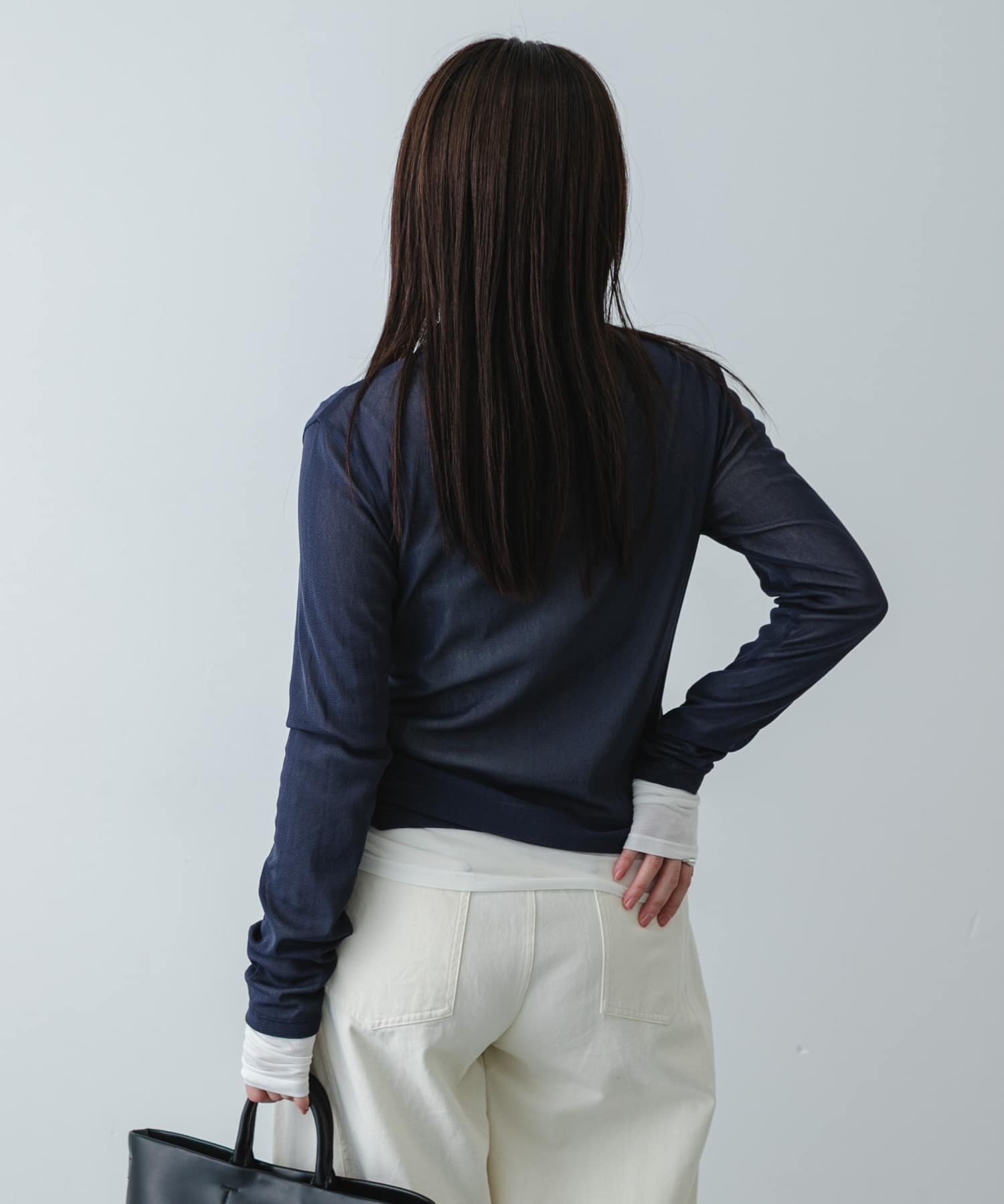 身長：158cm サイズ：one