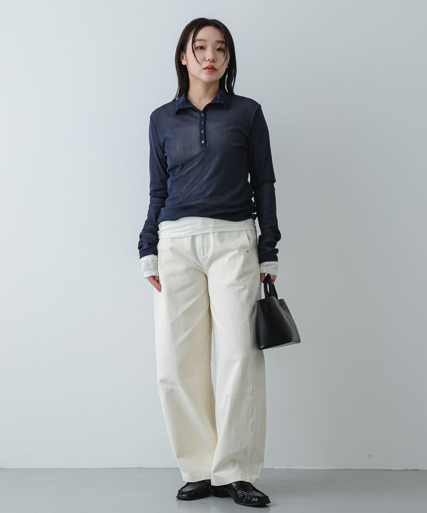 身長：158cm サイズ：one