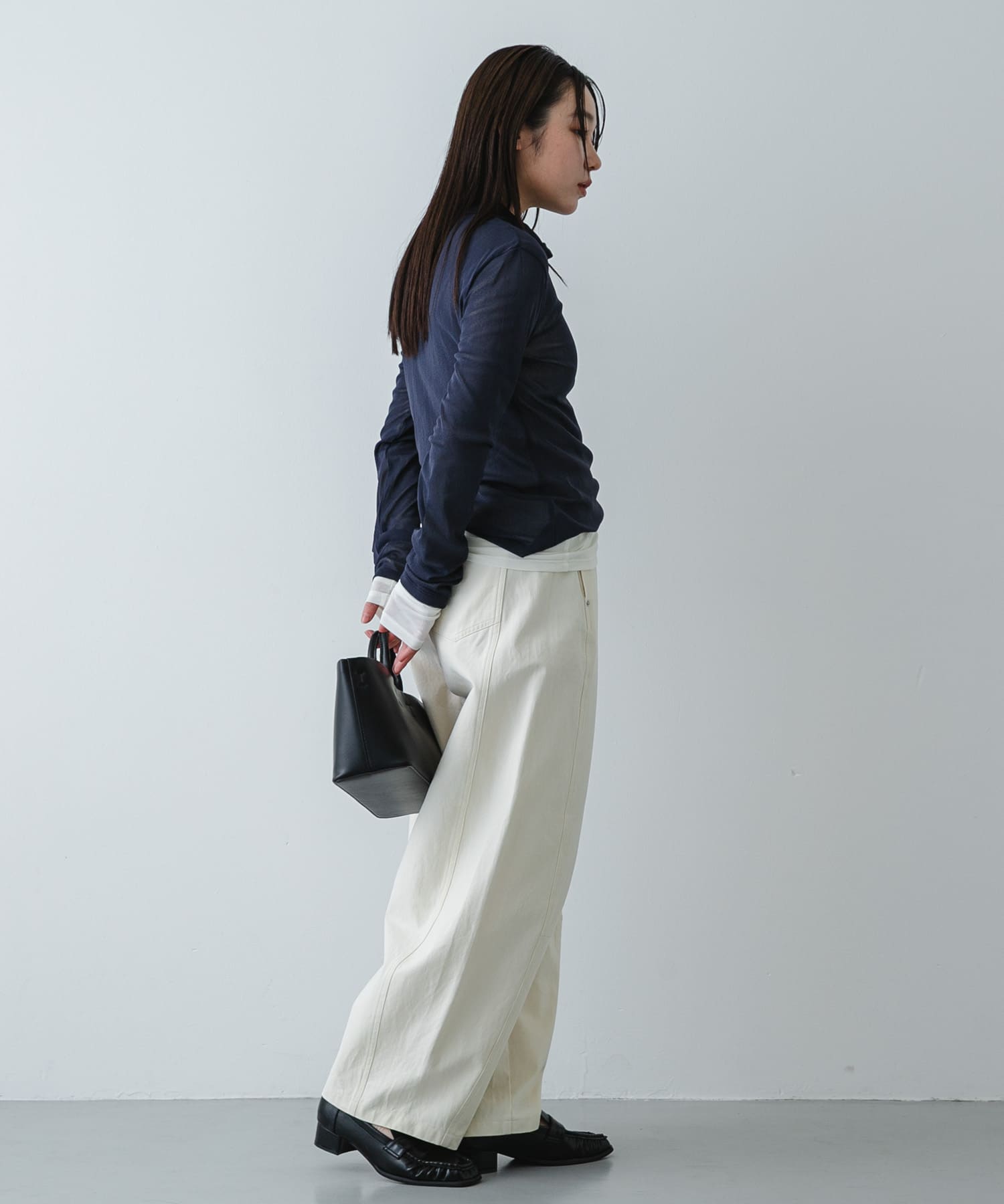 身長：158cm サイズ：one