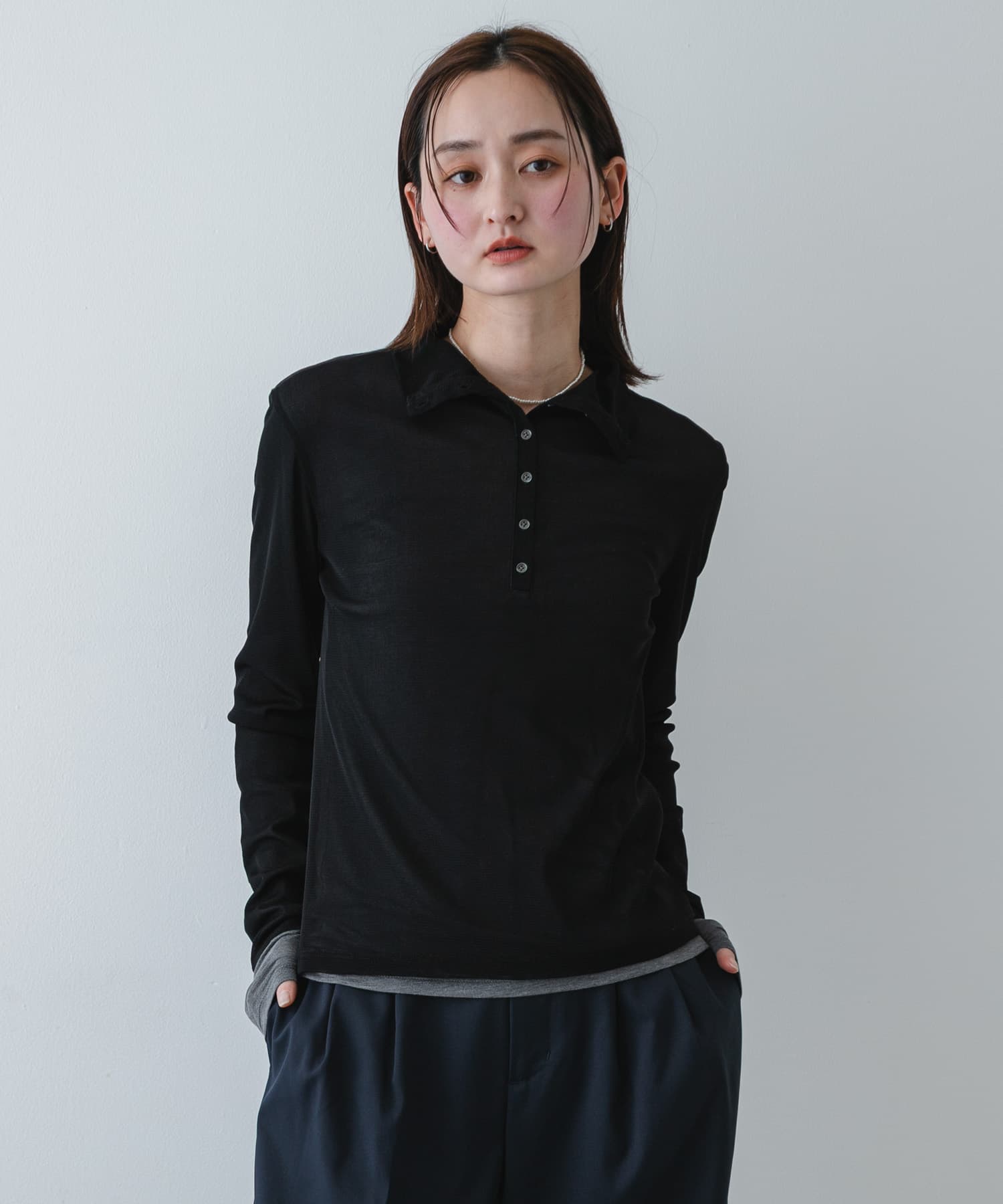 身長：169cm サイズ：one