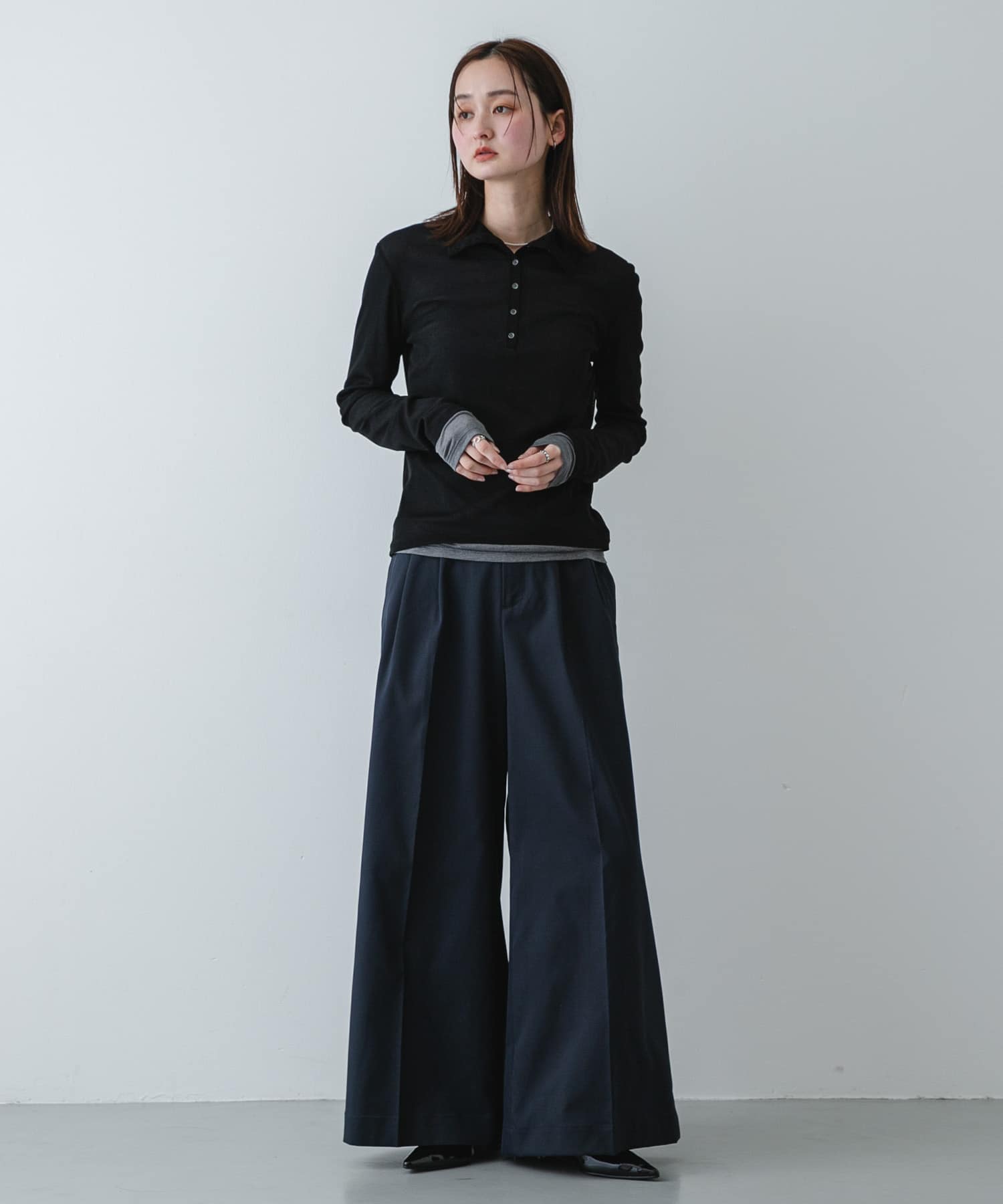 身長：169cm サイズ：one