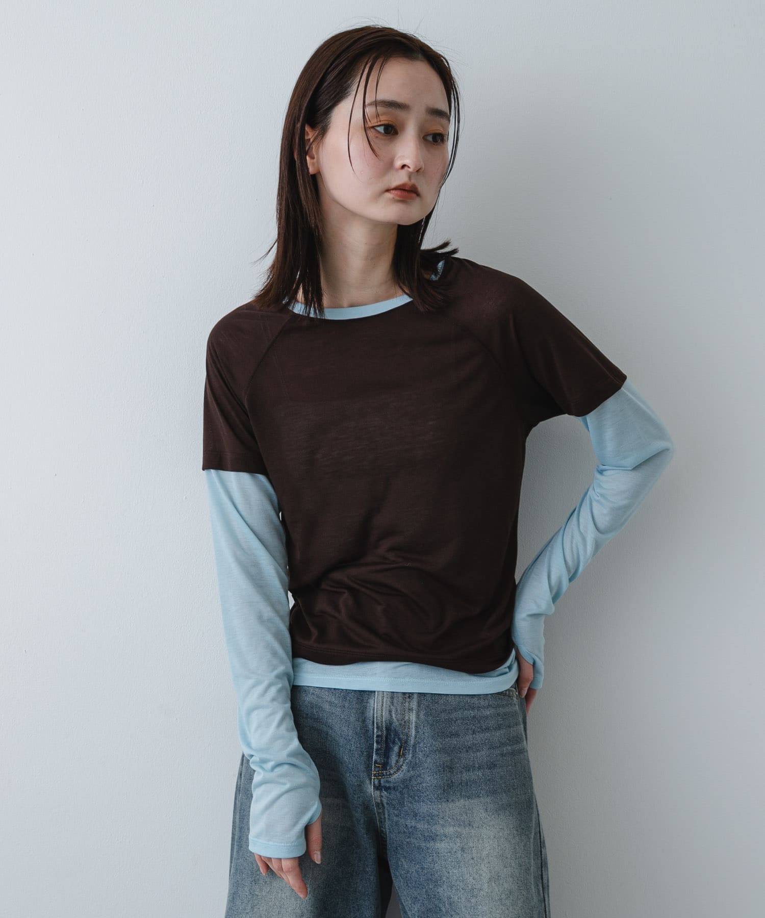 身長：169cm サイズ：one