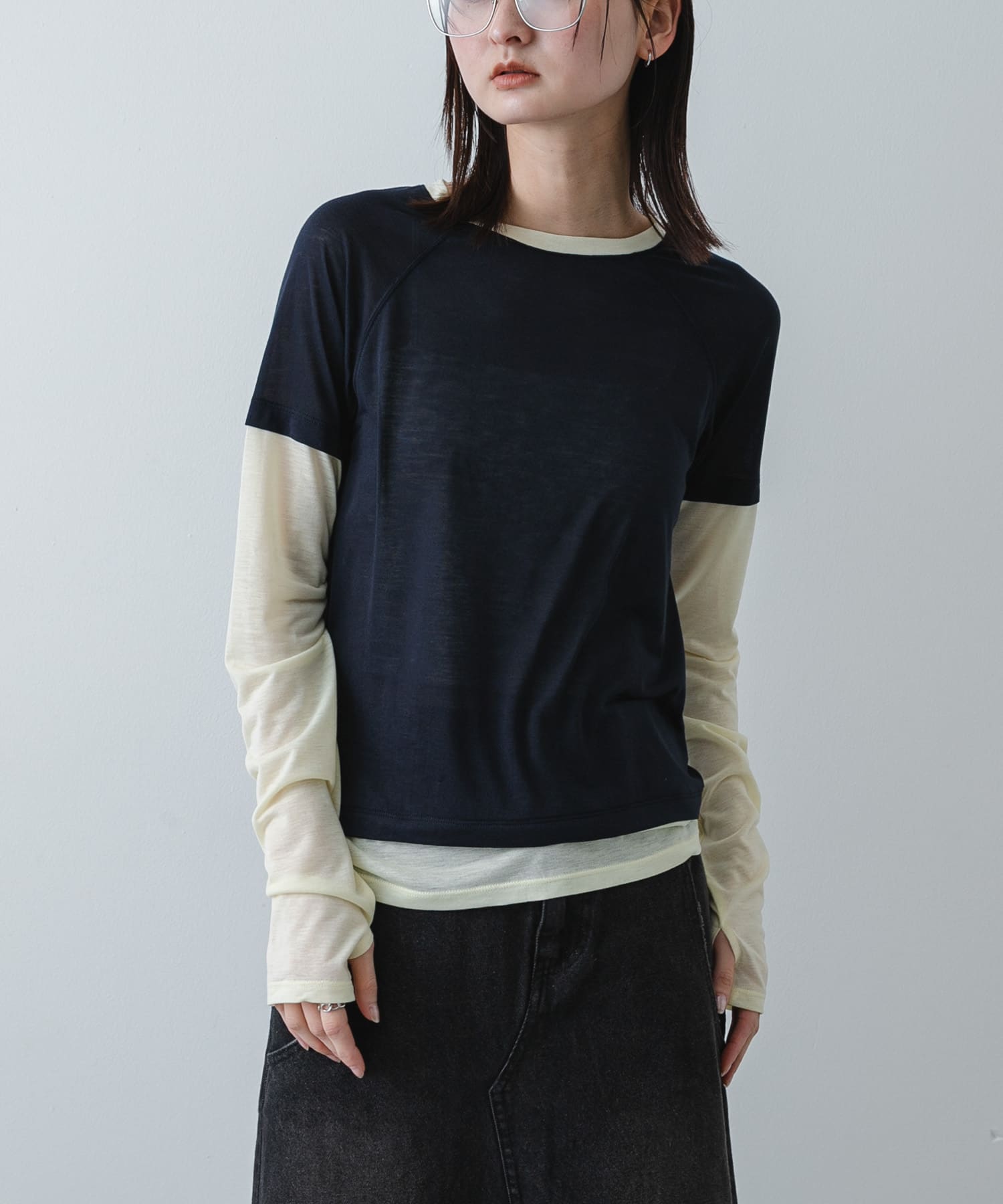 身長：169cm サイズ：one