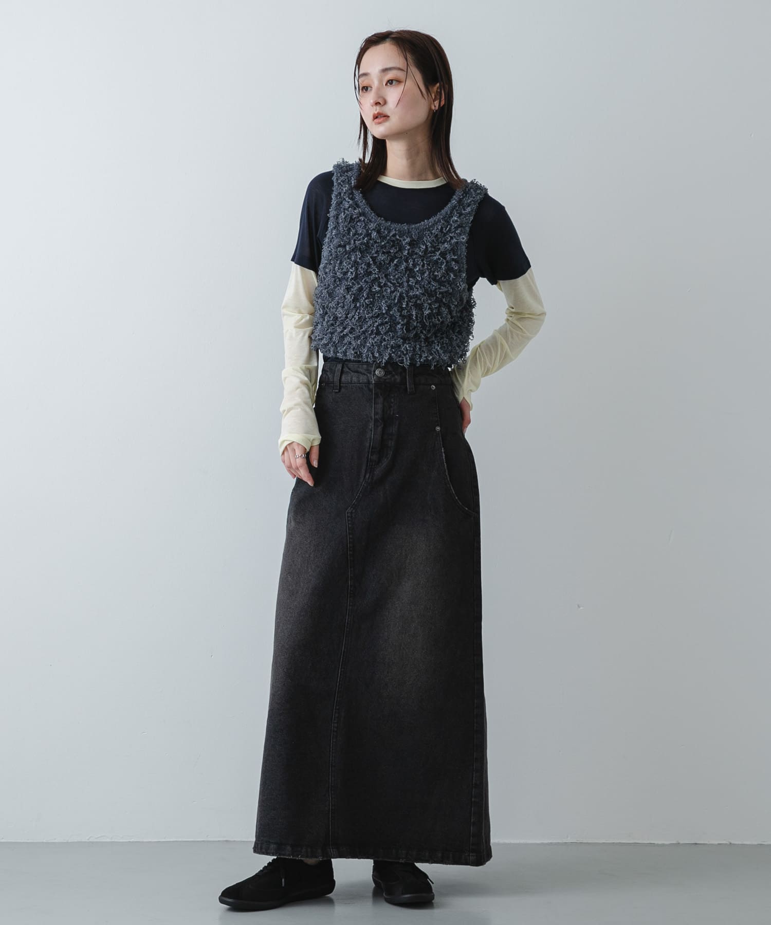 身長：169cm サイズ：one