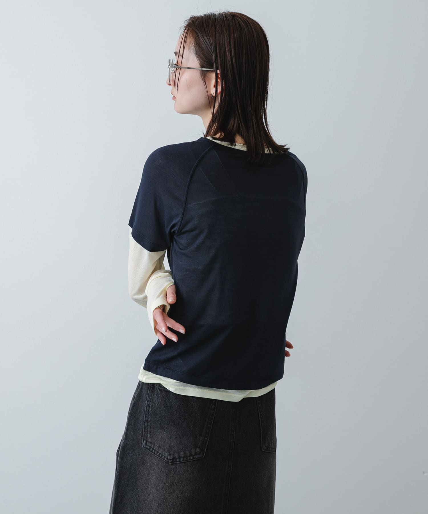 身長：169cm サイズ：one