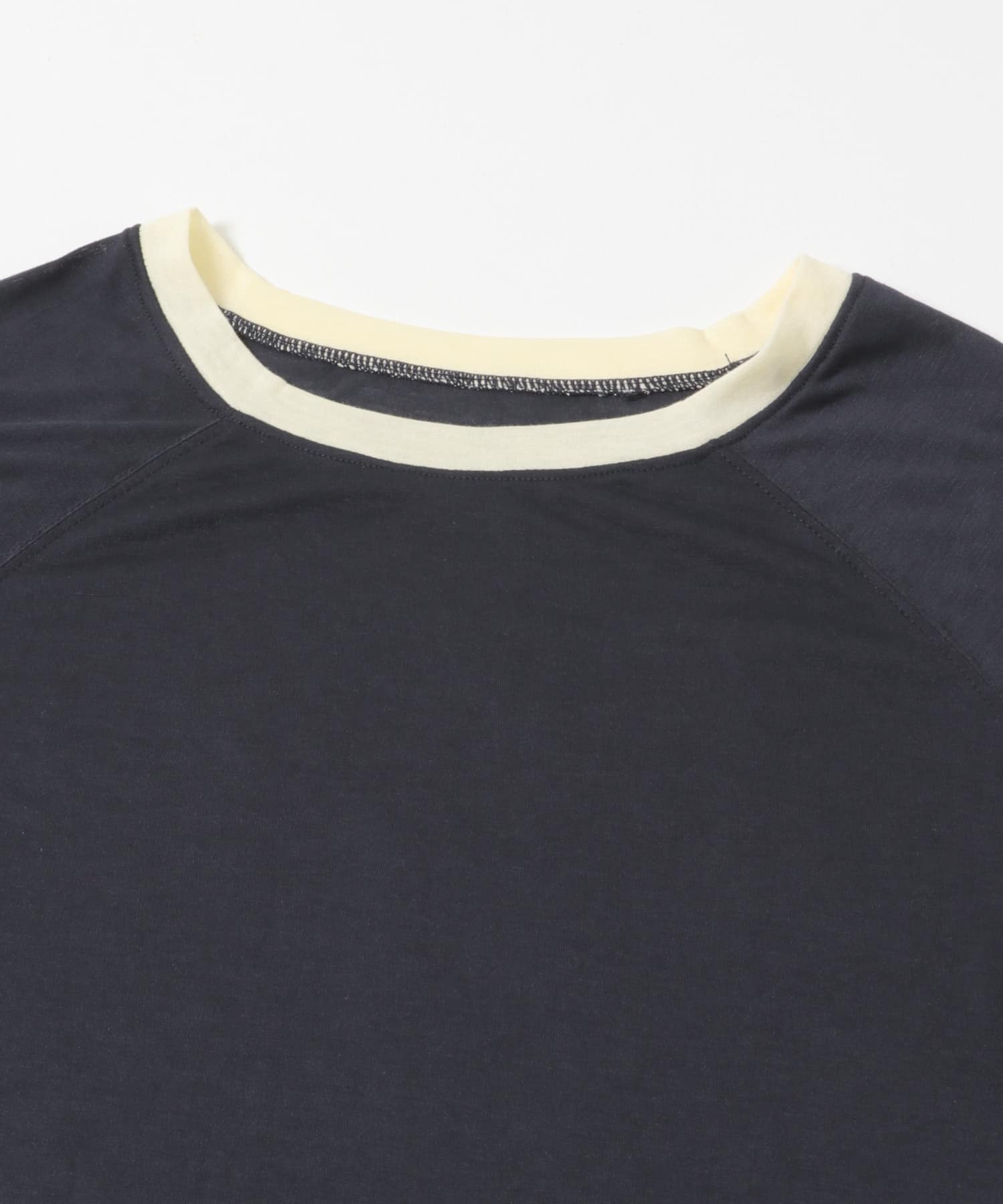 ハイショクレイヤードコンパクトトップ NVY×YEL One