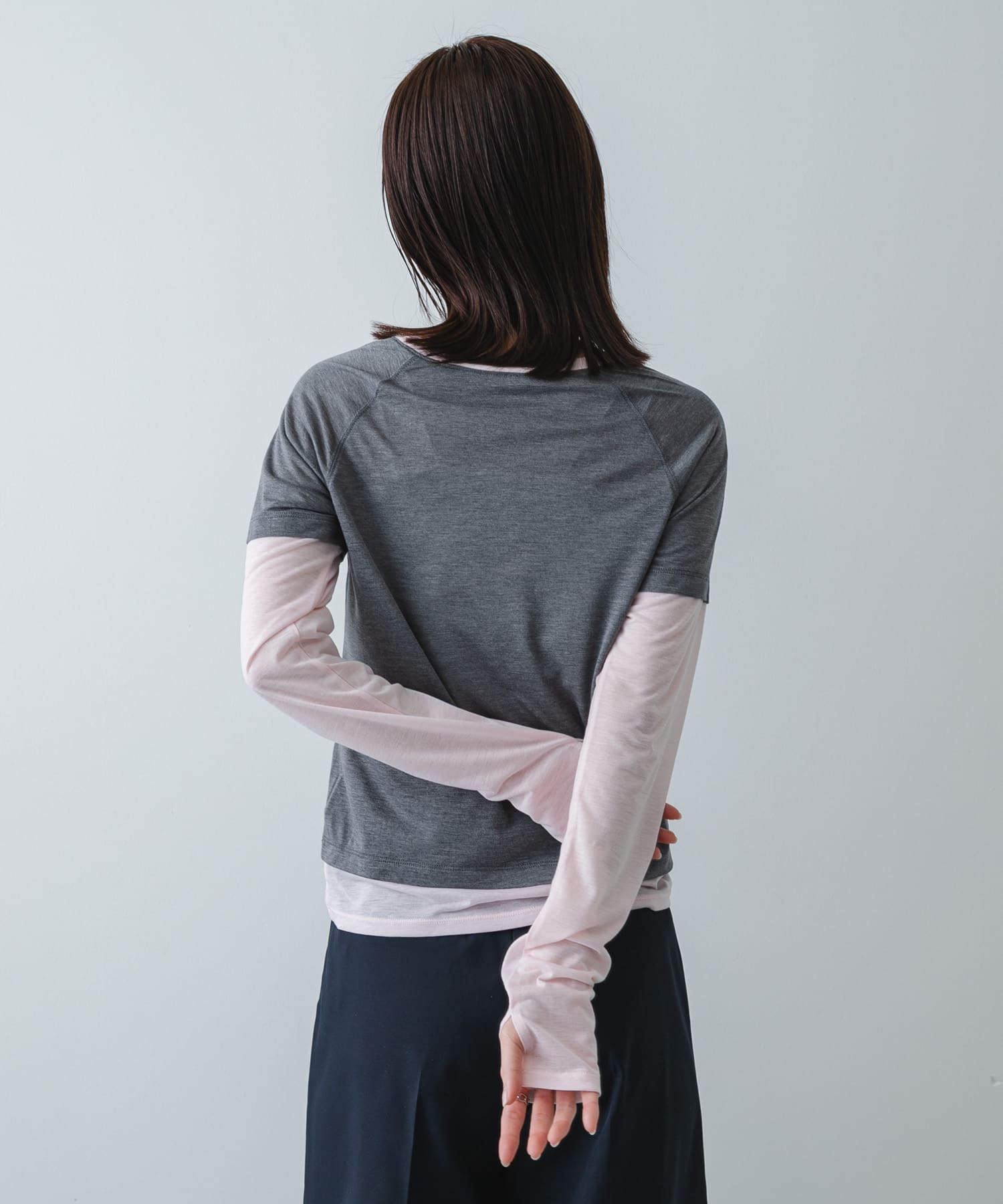 身長：169cm サイズ：one