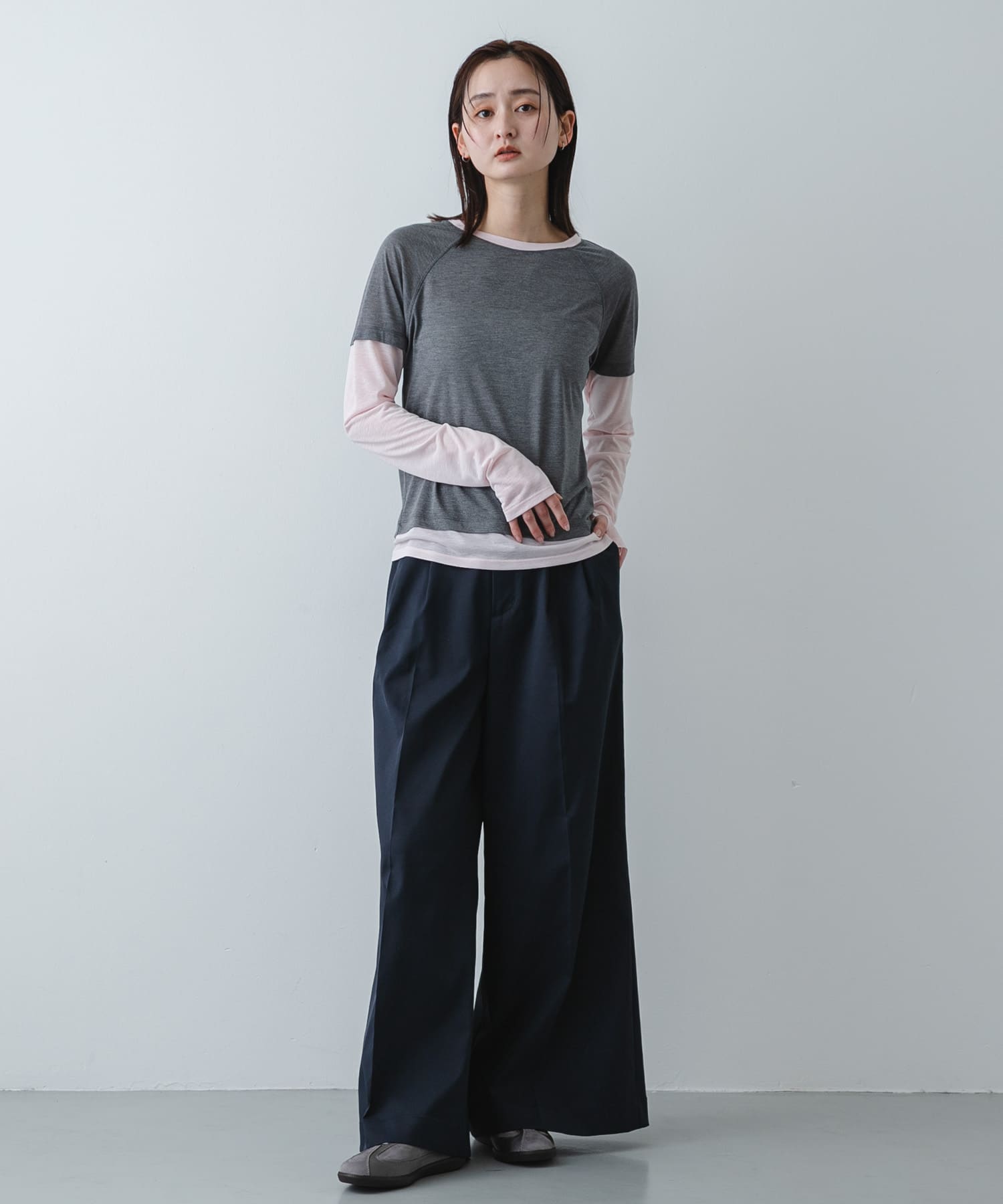 身長：169cm サイズ：one