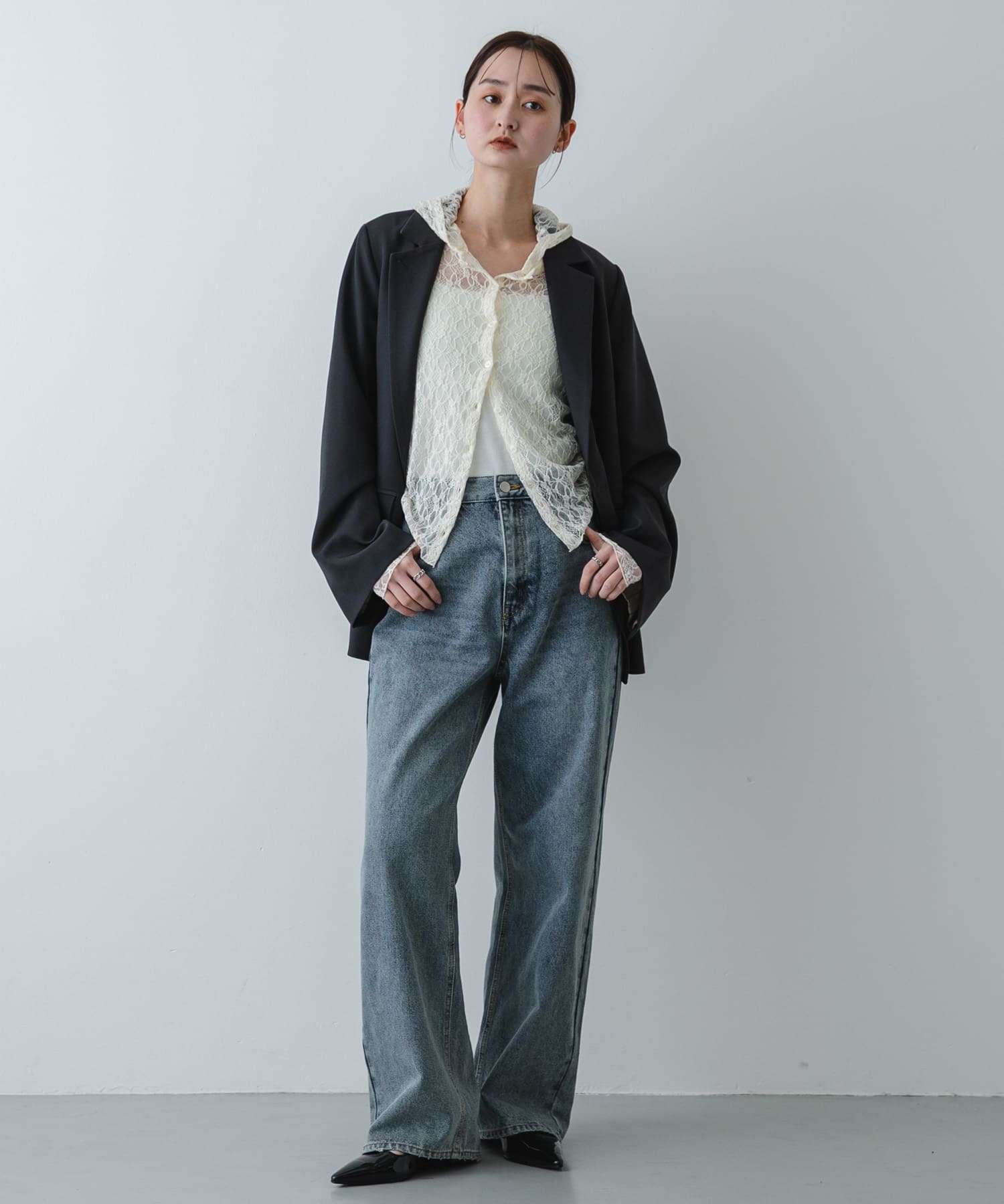 身長：169cm サイズ：one