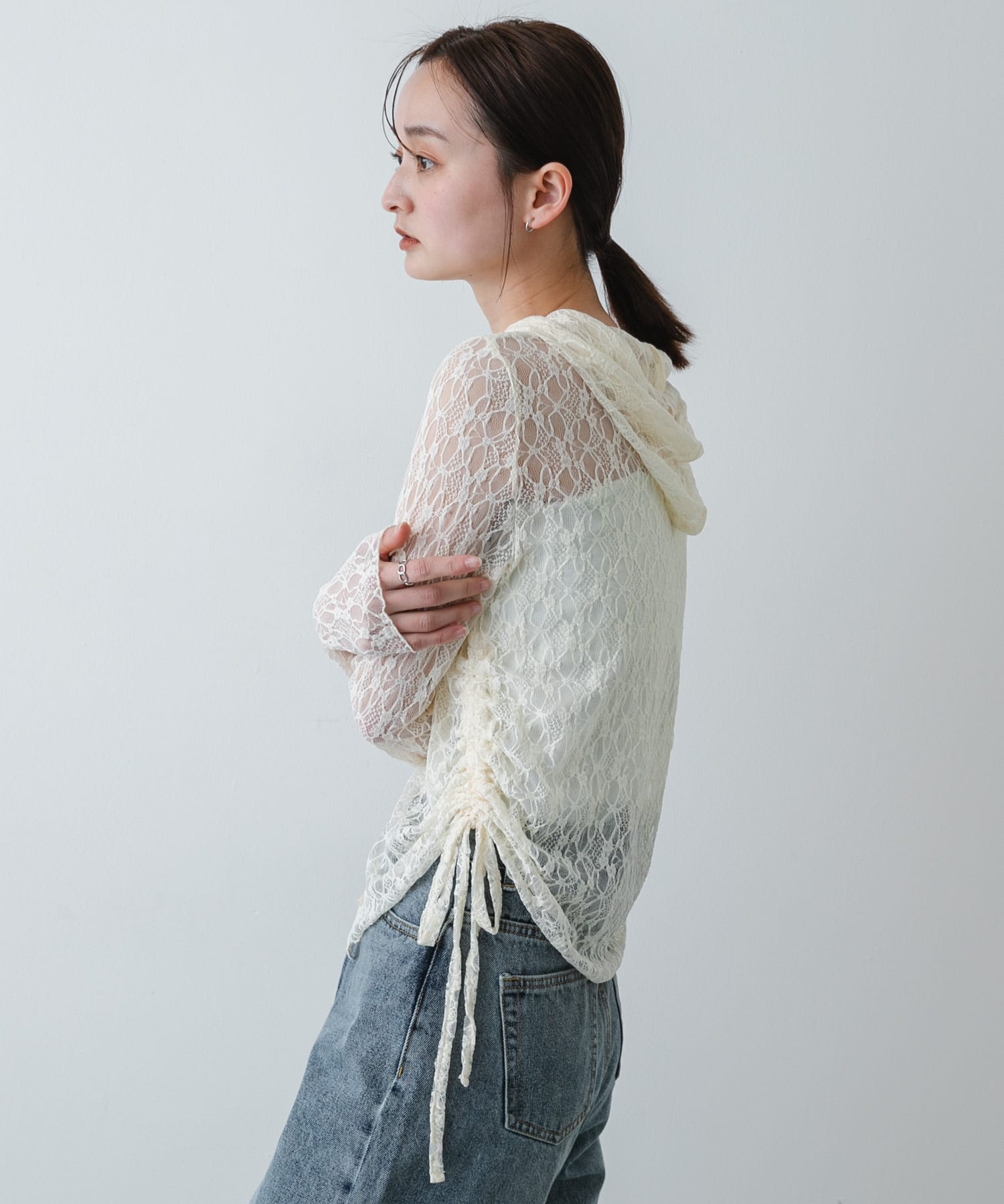 身長：169cm サイズ：one