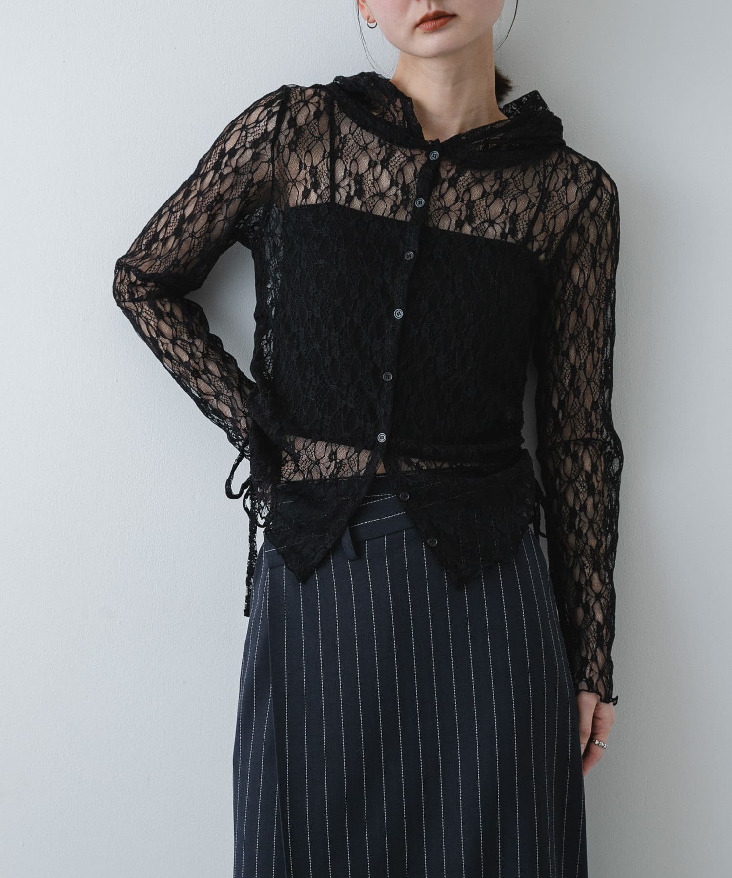 身長：169cm サイズ：one