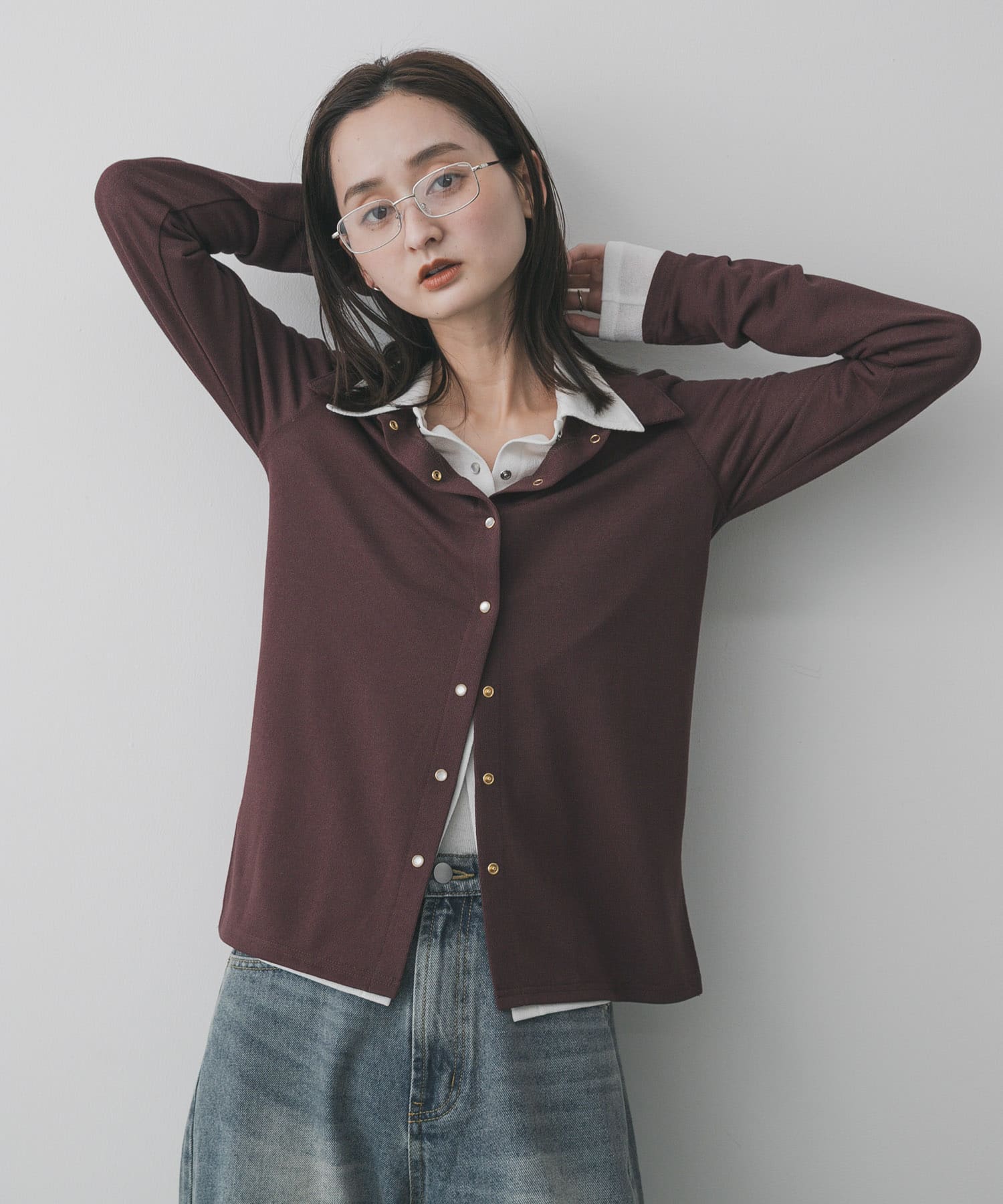 身長：169cm サイズ：one