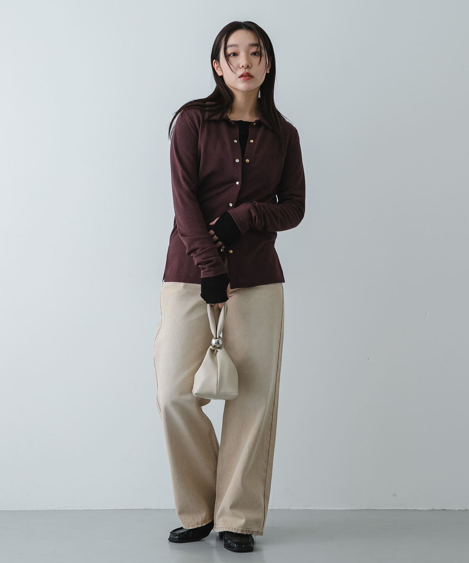 身長：158cm サイズ：one