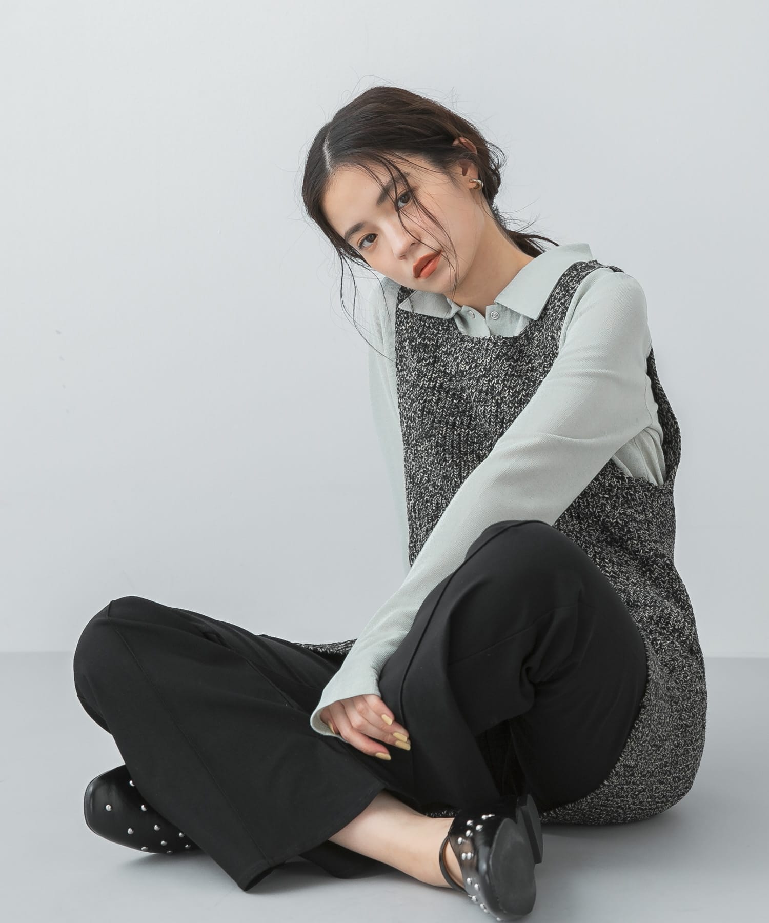 身長：169cm サイズ：one