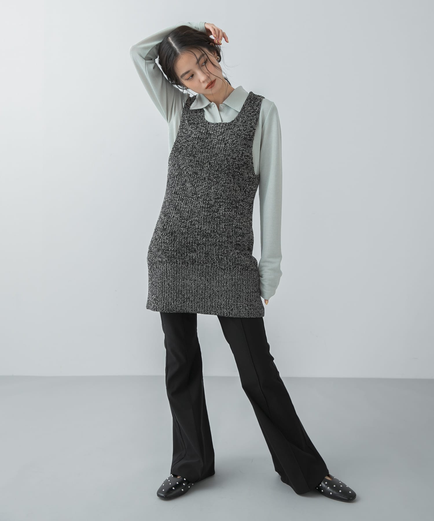 身長：160cm サイズ：one