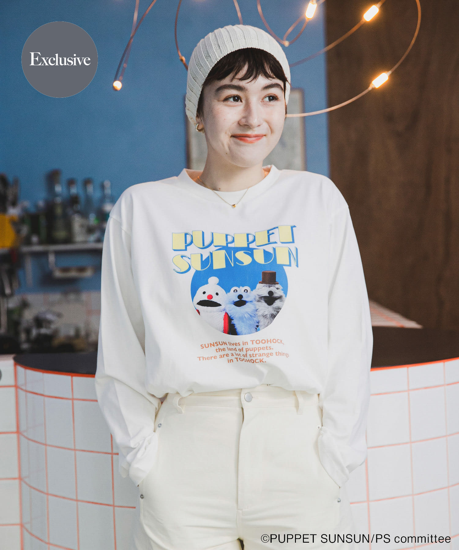 『ユニセックス』『別注』SUNSUN×SENSE OF PLACE　グラフィックTシャツ