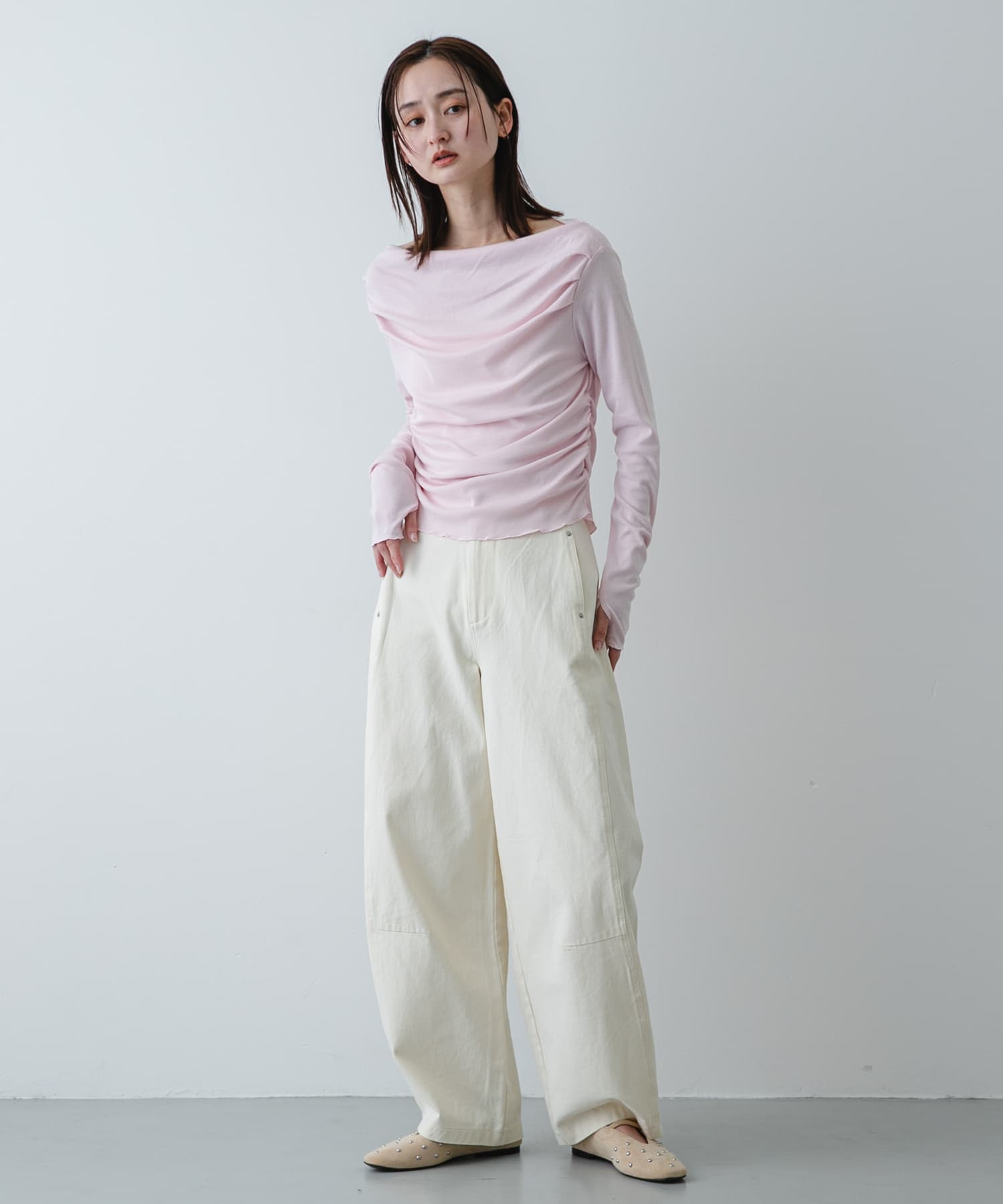 身長：169cm サイズ：one