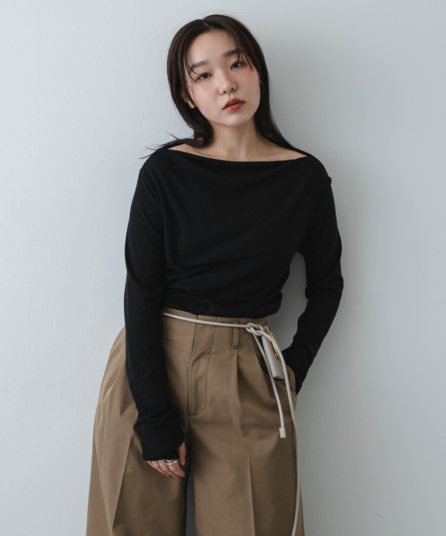 身長：158cm サイズ：one