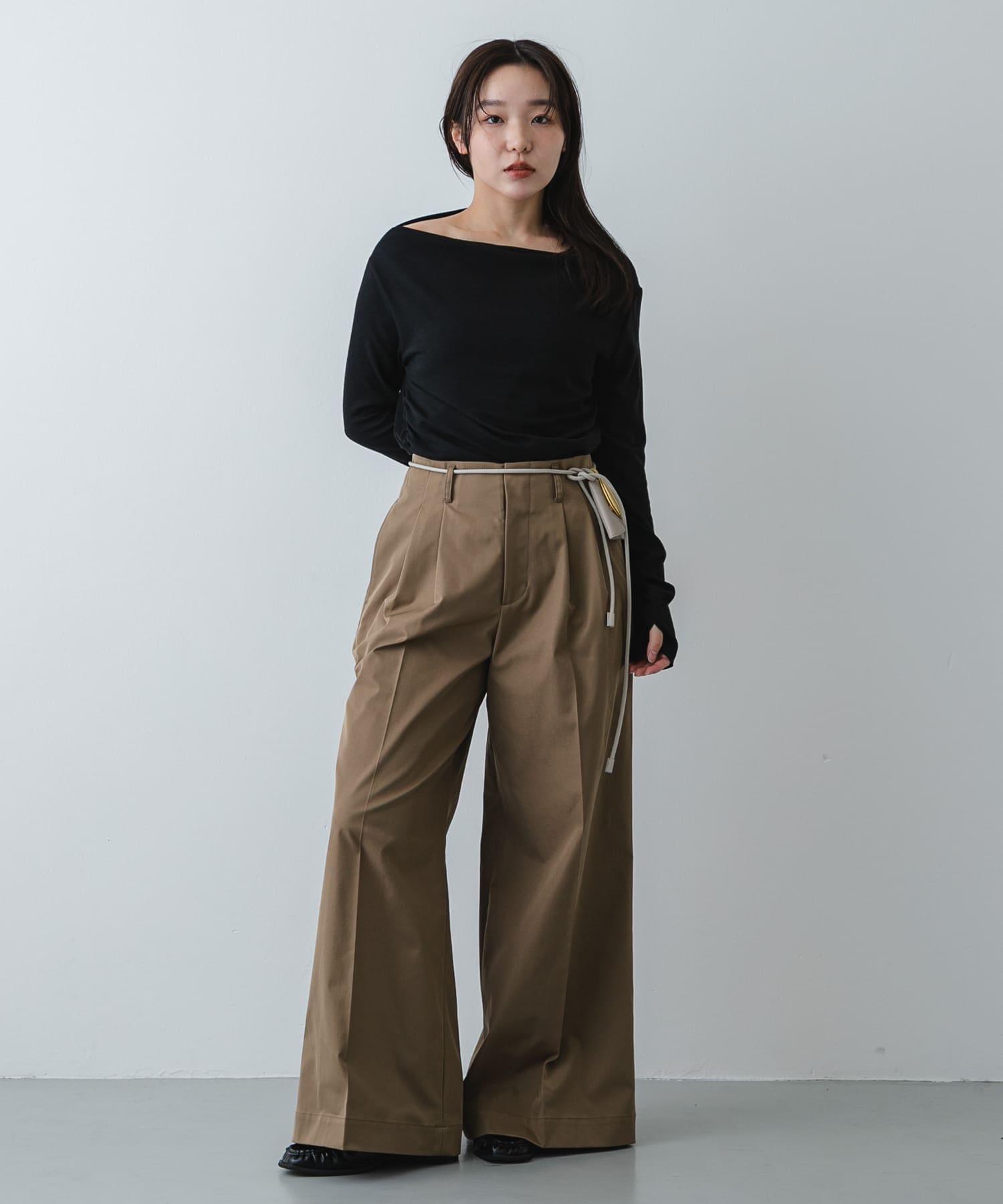 身長：158cm サイズ：one