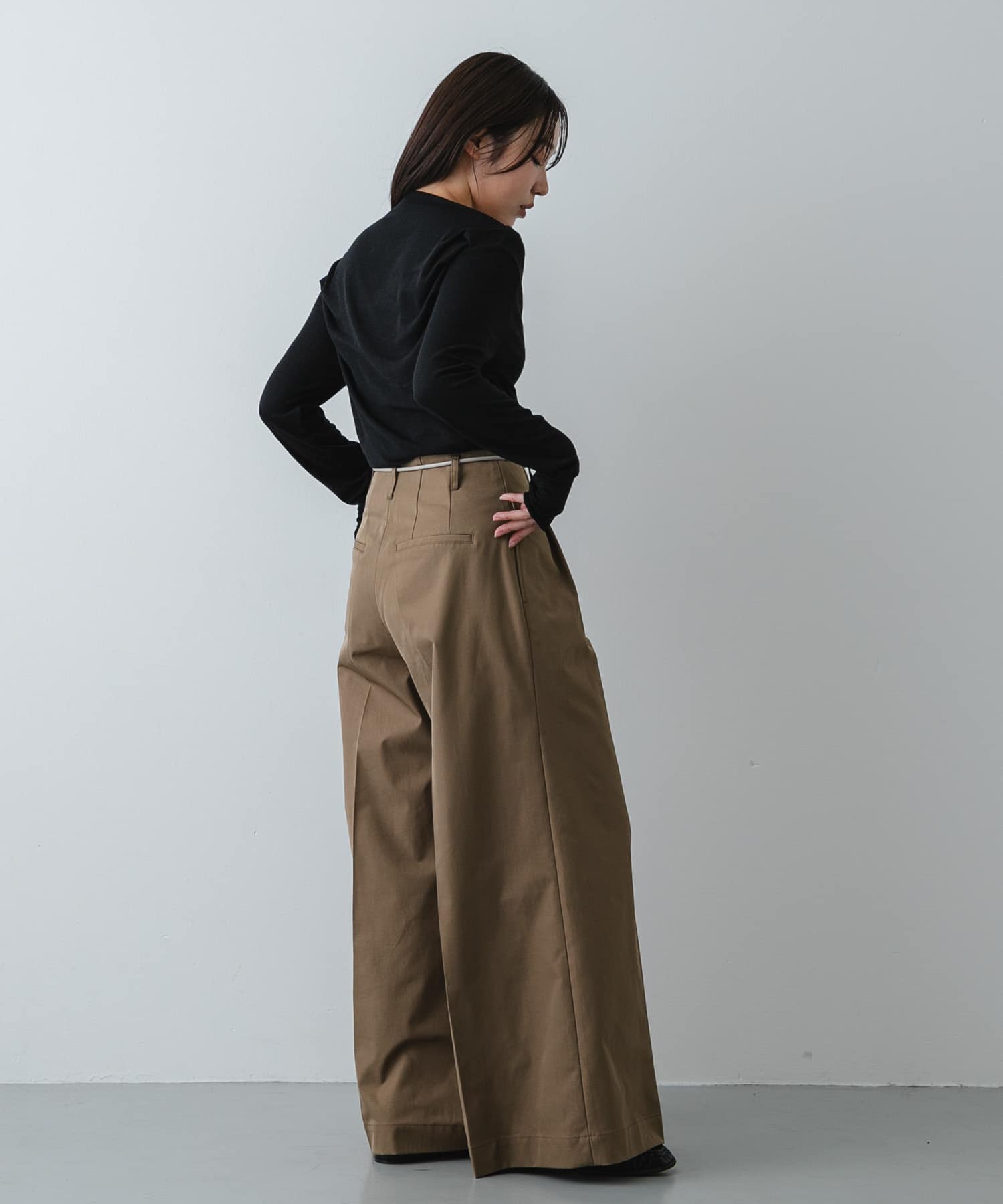 身長：158cm サイズ：one