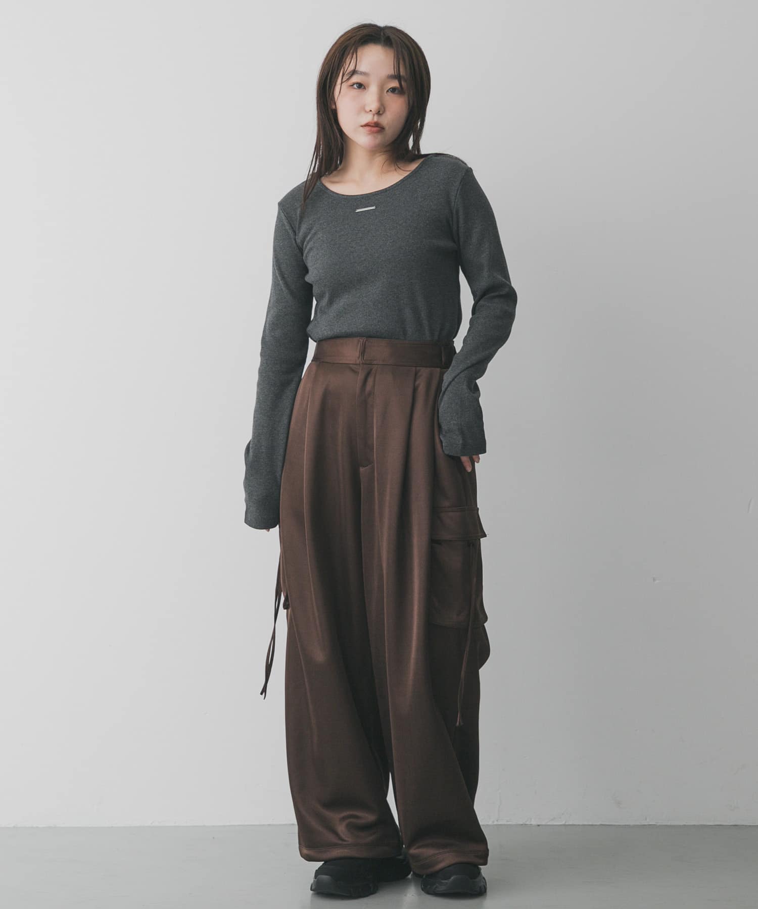 身長：158cm サイズ：one