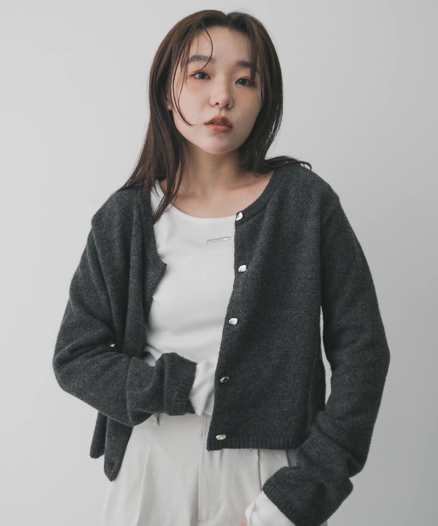 身長：158cm サイズ：one