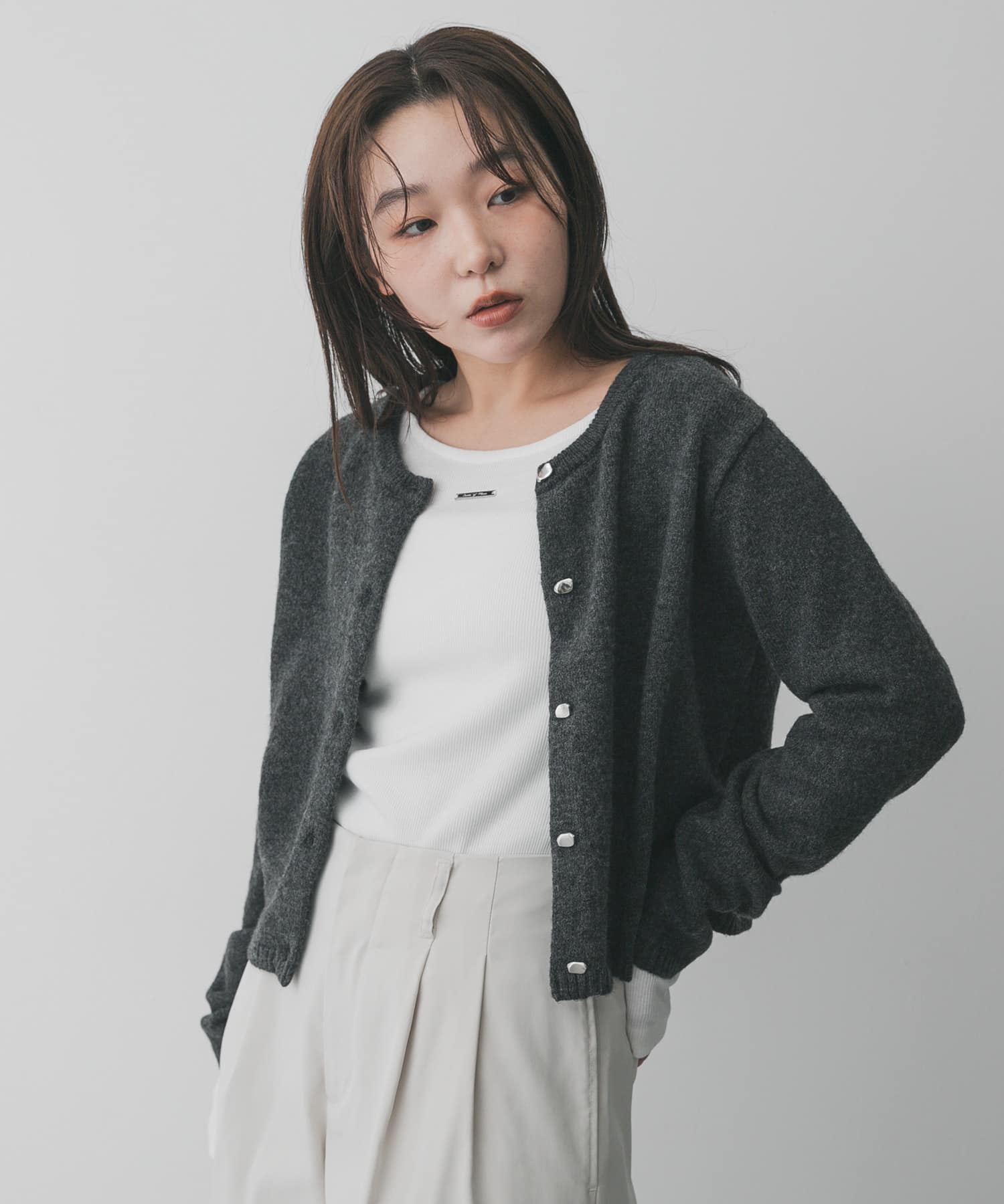 身長：158cm サイズ：one