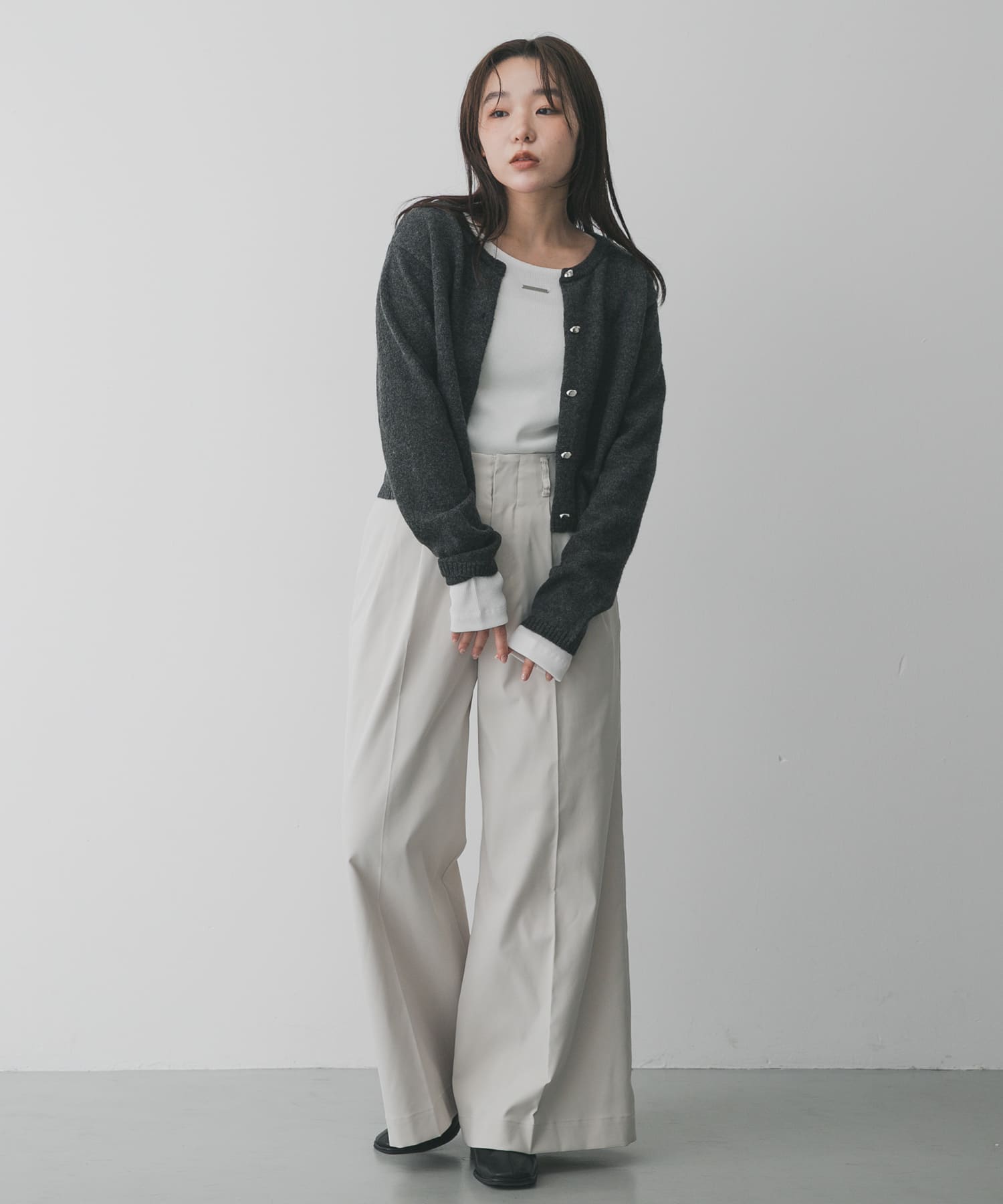 身長：158cm サイズ：one