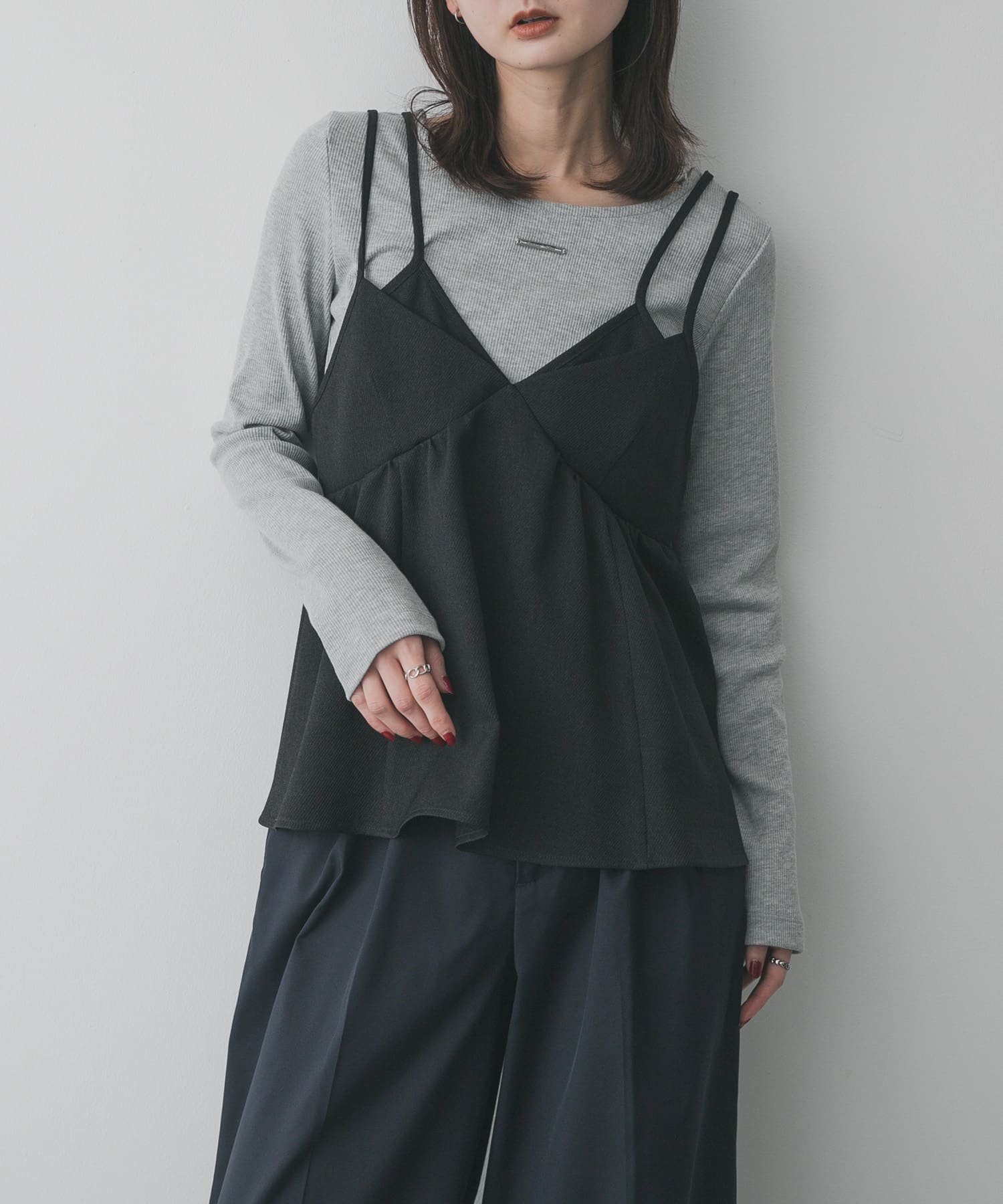 身長：169cm サイズ：one