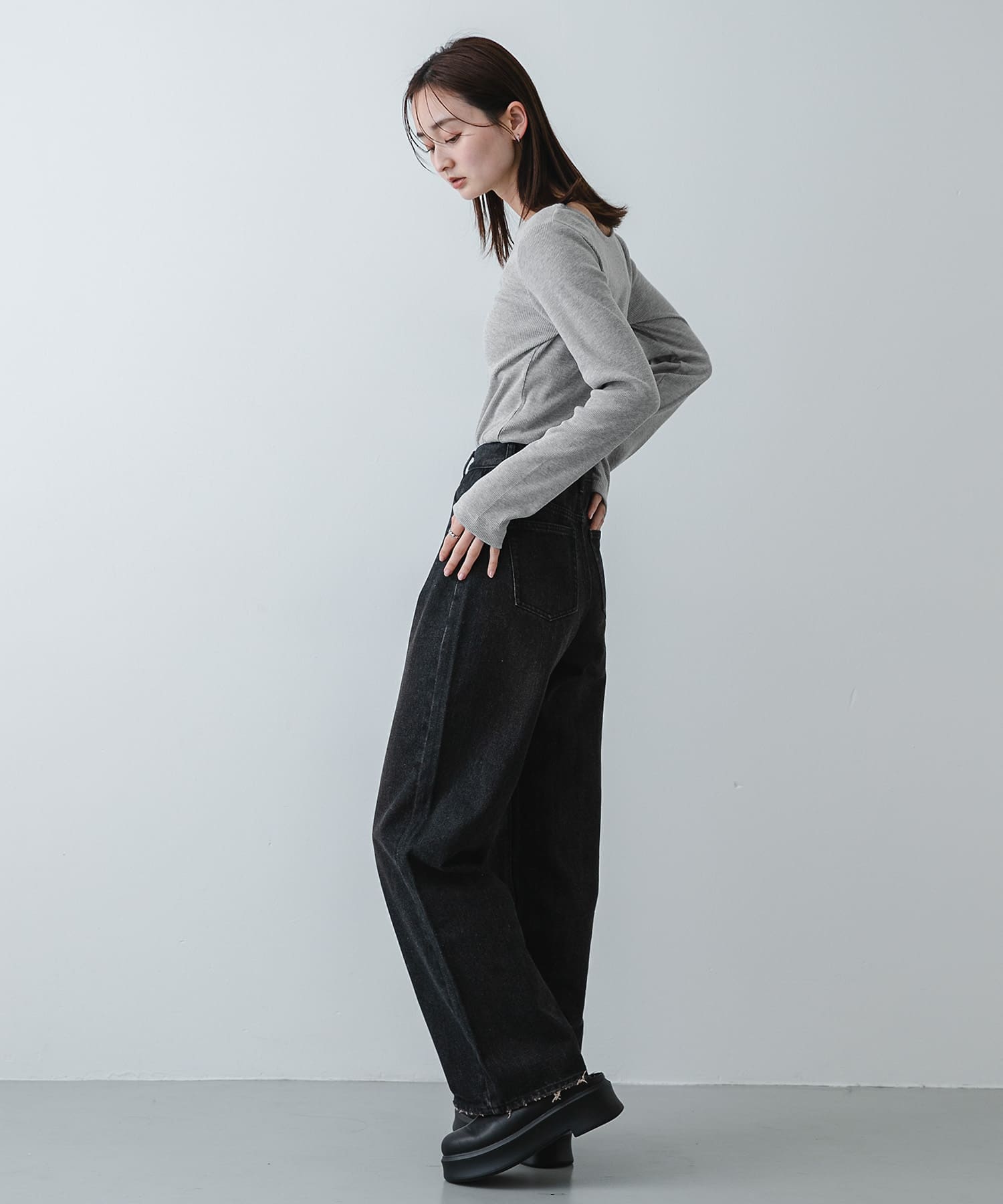 身長：169cm サイズ：one