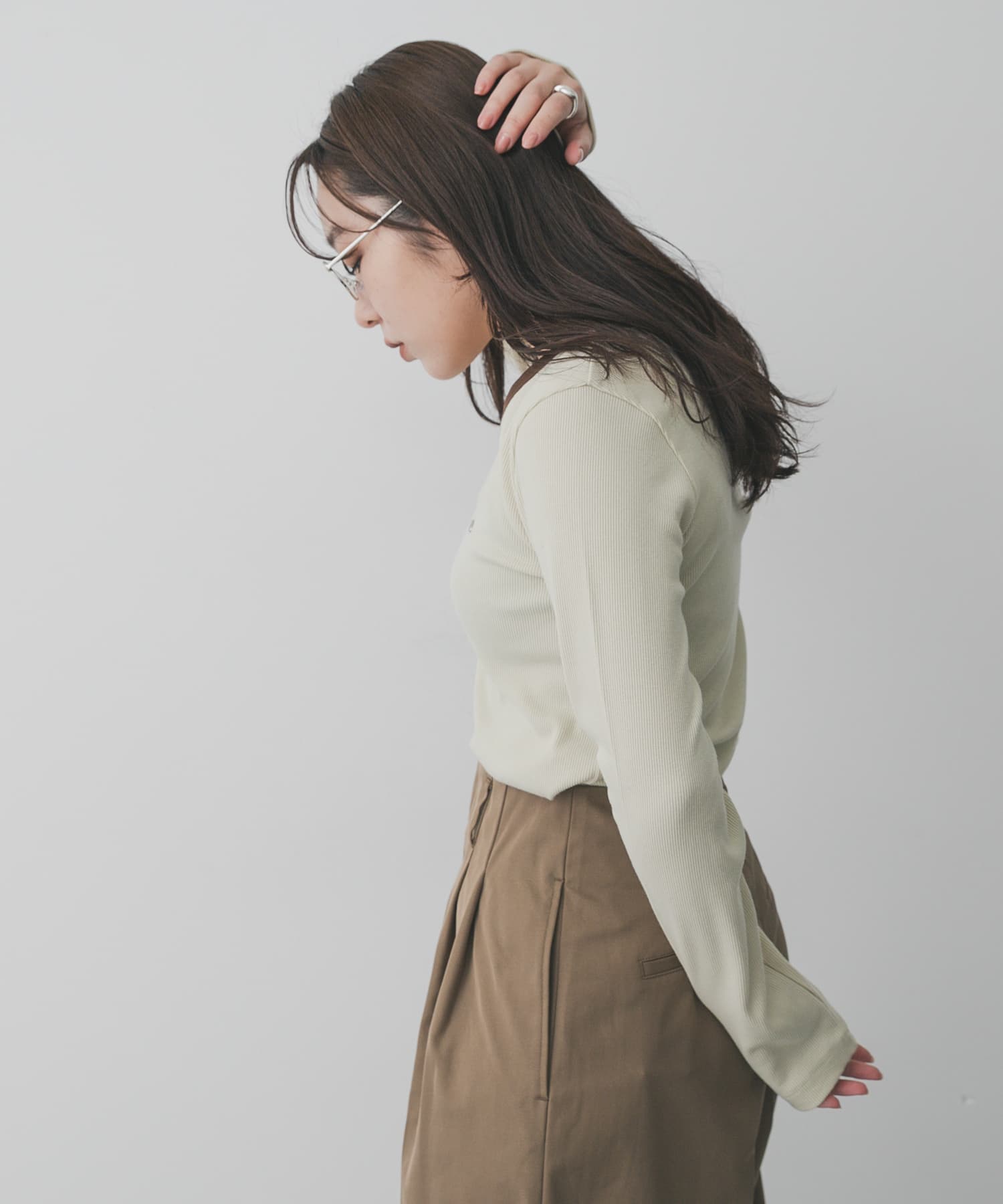 身長：158cm サイズ：one